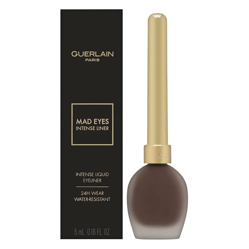 Guerlain Mad Eyes Eyeliner Liquido Intenso, 01 Marrone, 1.1 ml