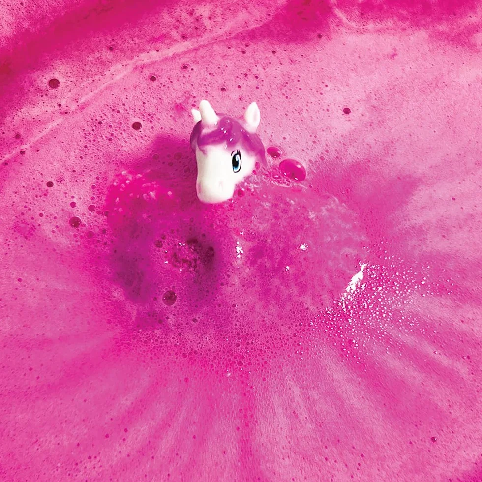 ZIMPLI Grandi Bombe da Bagno Unicorno a Sorpresa, 6 Giocattoli Inclusi, Set Regalo per Bambine