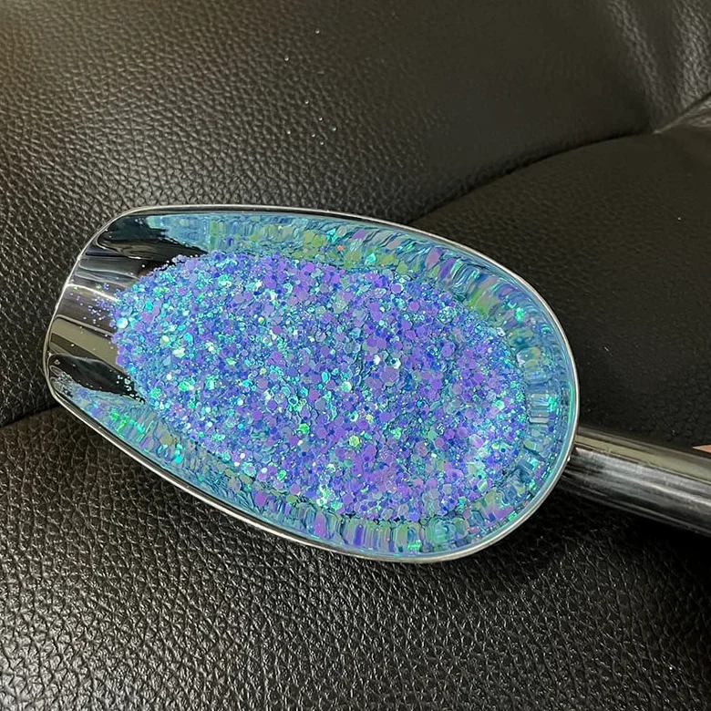 100g 500g Esagonale Formato Della Miscela Colore Della Caramella Occhio Viso Artigianato Unghie artistiche Paillettes Glitter Chunky Bulk Powder-7-500g