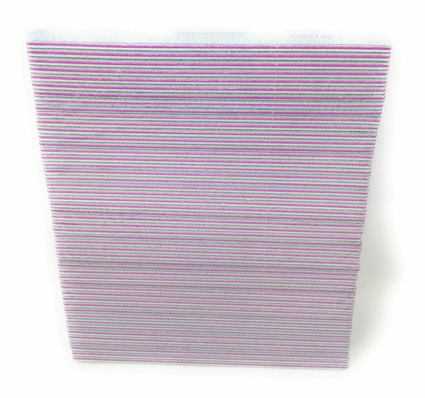 100 Lime A Mezza Luna Bilaterale Grana 100/180 Per Ricostruzione Unghie Nail Art