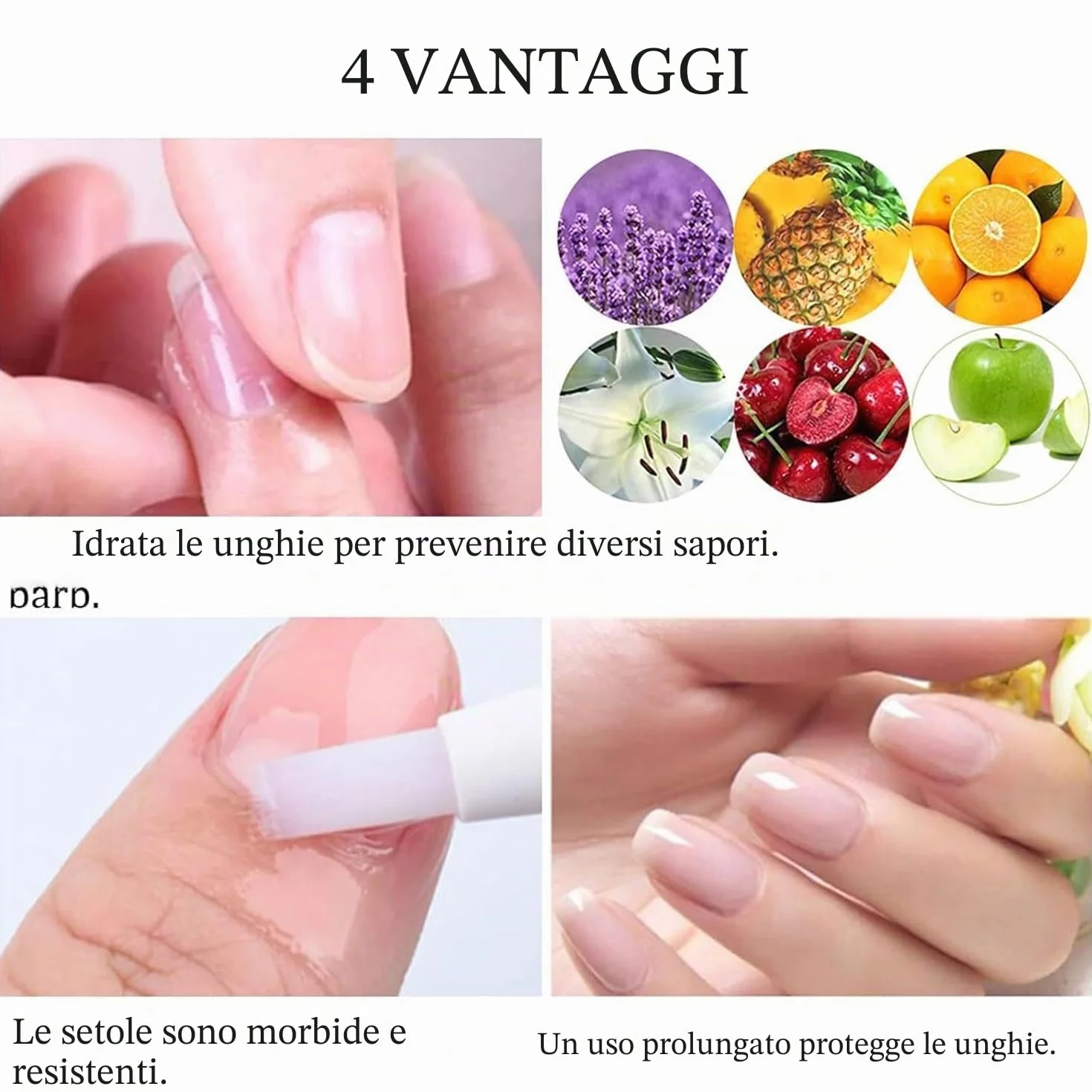Olio per cuticole per unghie, liquido per penna a olio nutrizionale per unghie, penna per olio per cuticole, penna a pennello per olio per cuticole, idratante per unghie, trattamento per la crescita