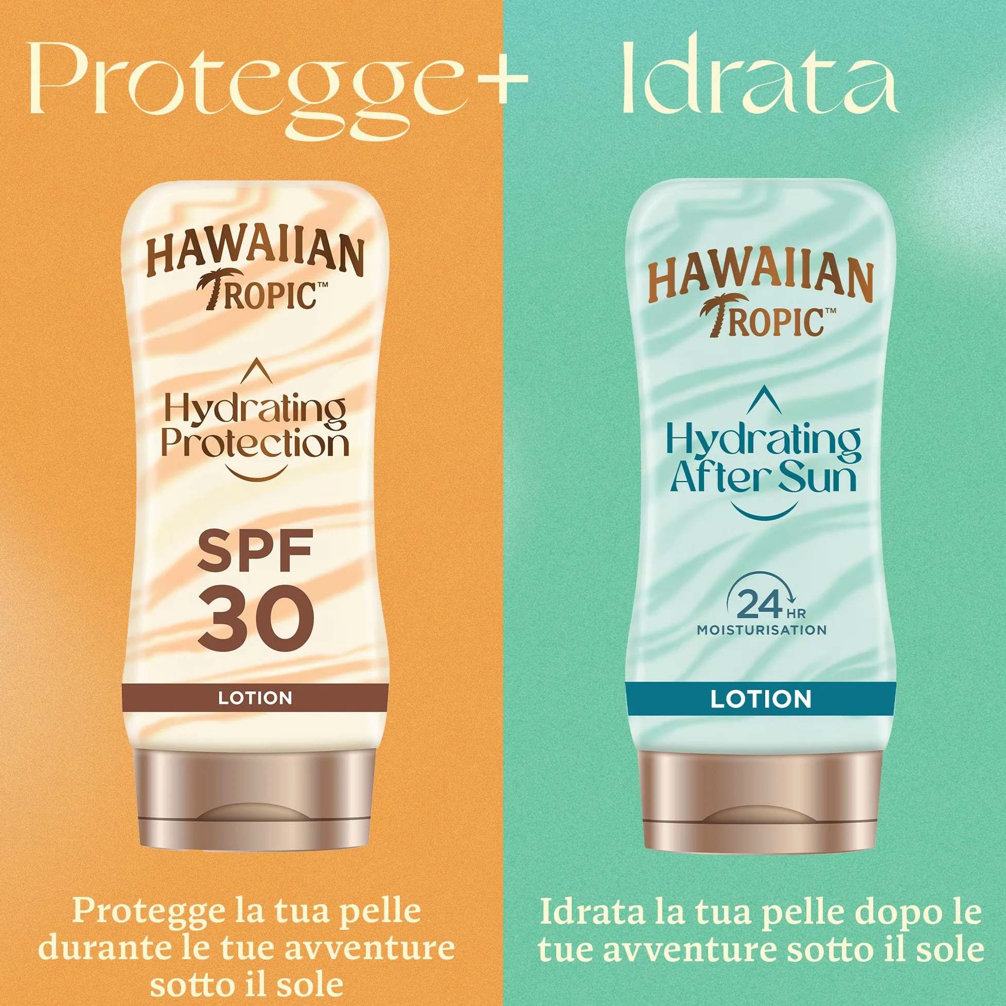 Hawaiian Tropic Lozione Solare Hydrating Protection Sunscreen SPF 30 180 ml