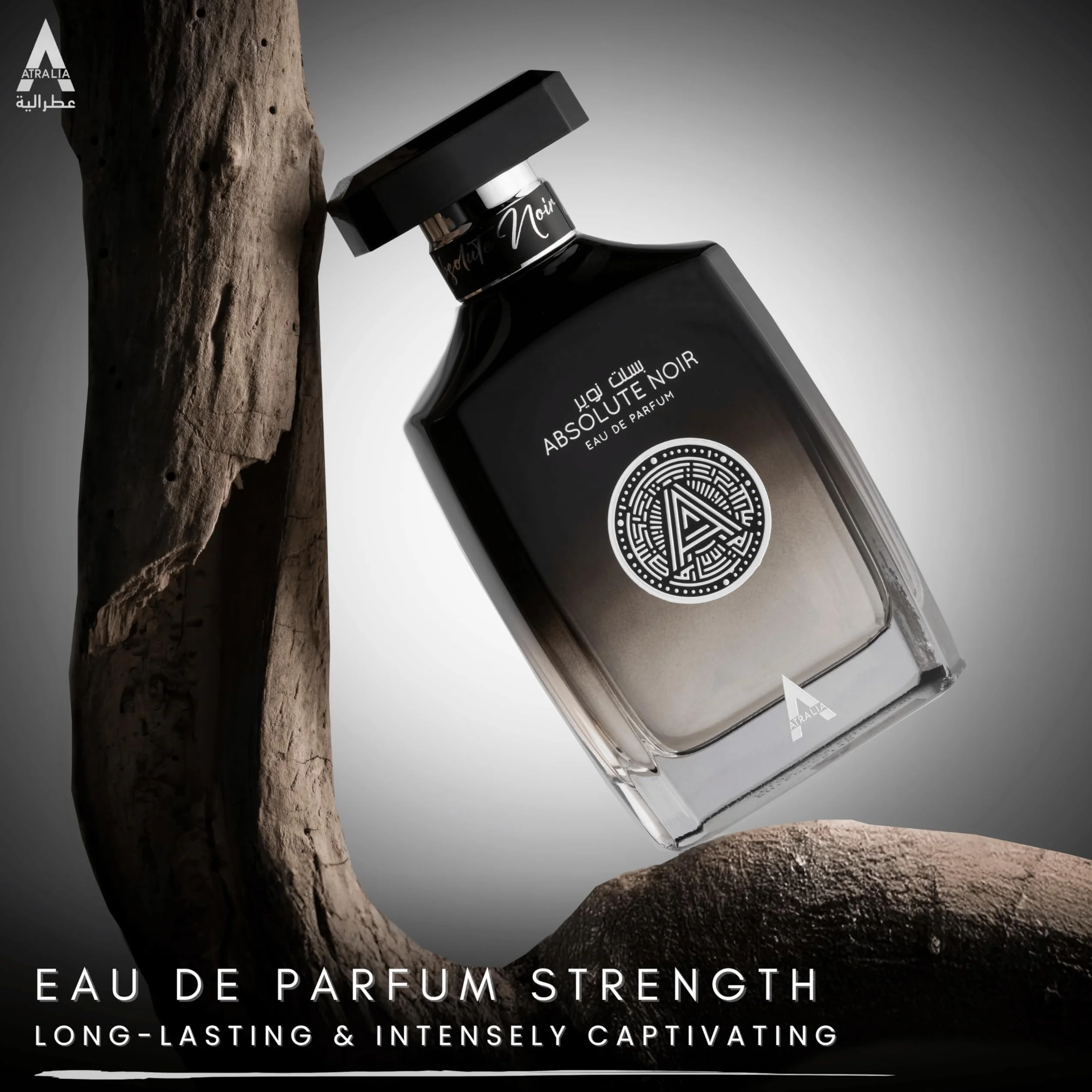 Atralia Absolute Noir Eau De Parfum Uomo 100 Ml 3.4 Oz