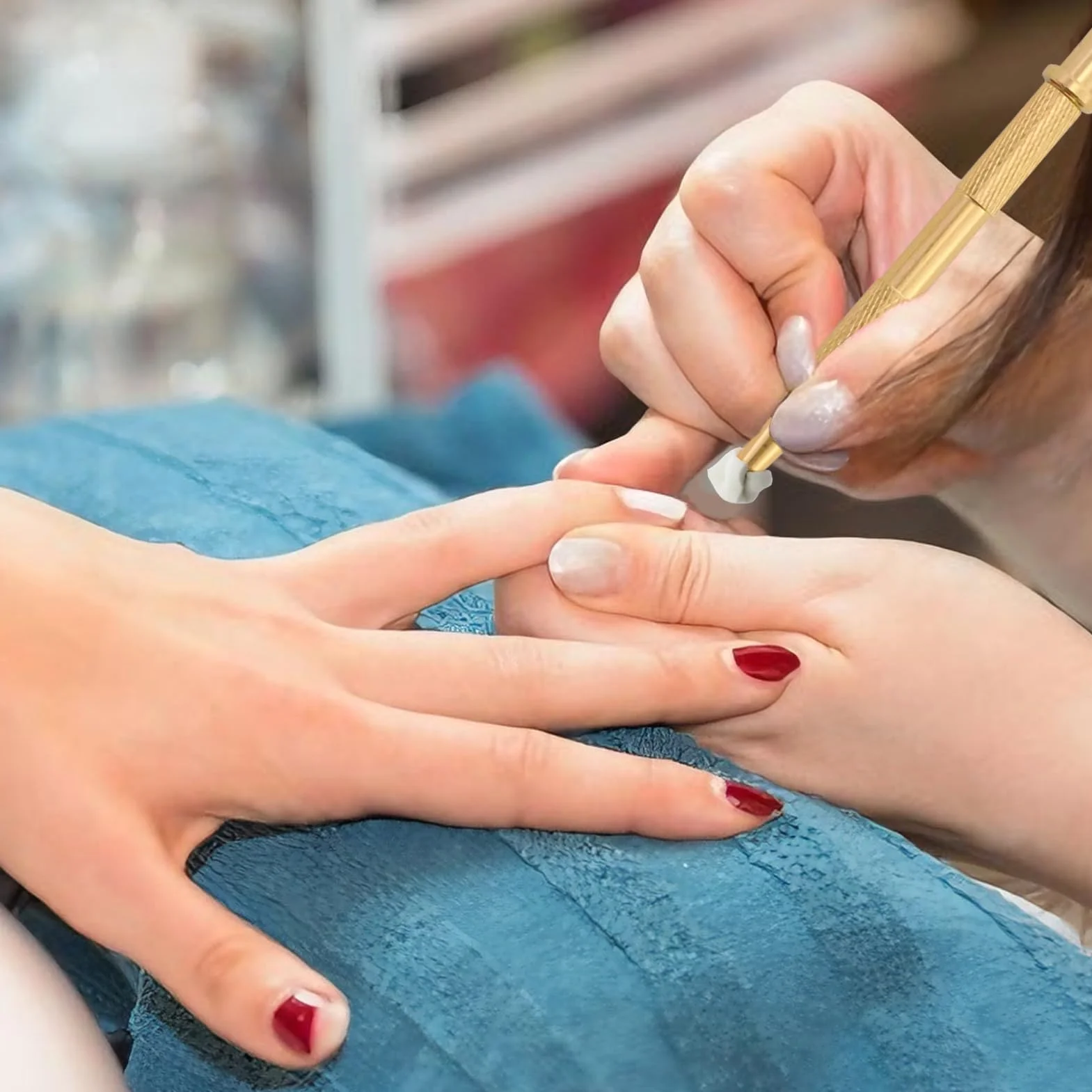 300 Pezzi Spugna per Nail Art, Strumenti per il Rendering Delle Unghie con Pinza Metallica, Pennello, Usato per Creare una Varietà di Modelli di Nail Art Sfumati