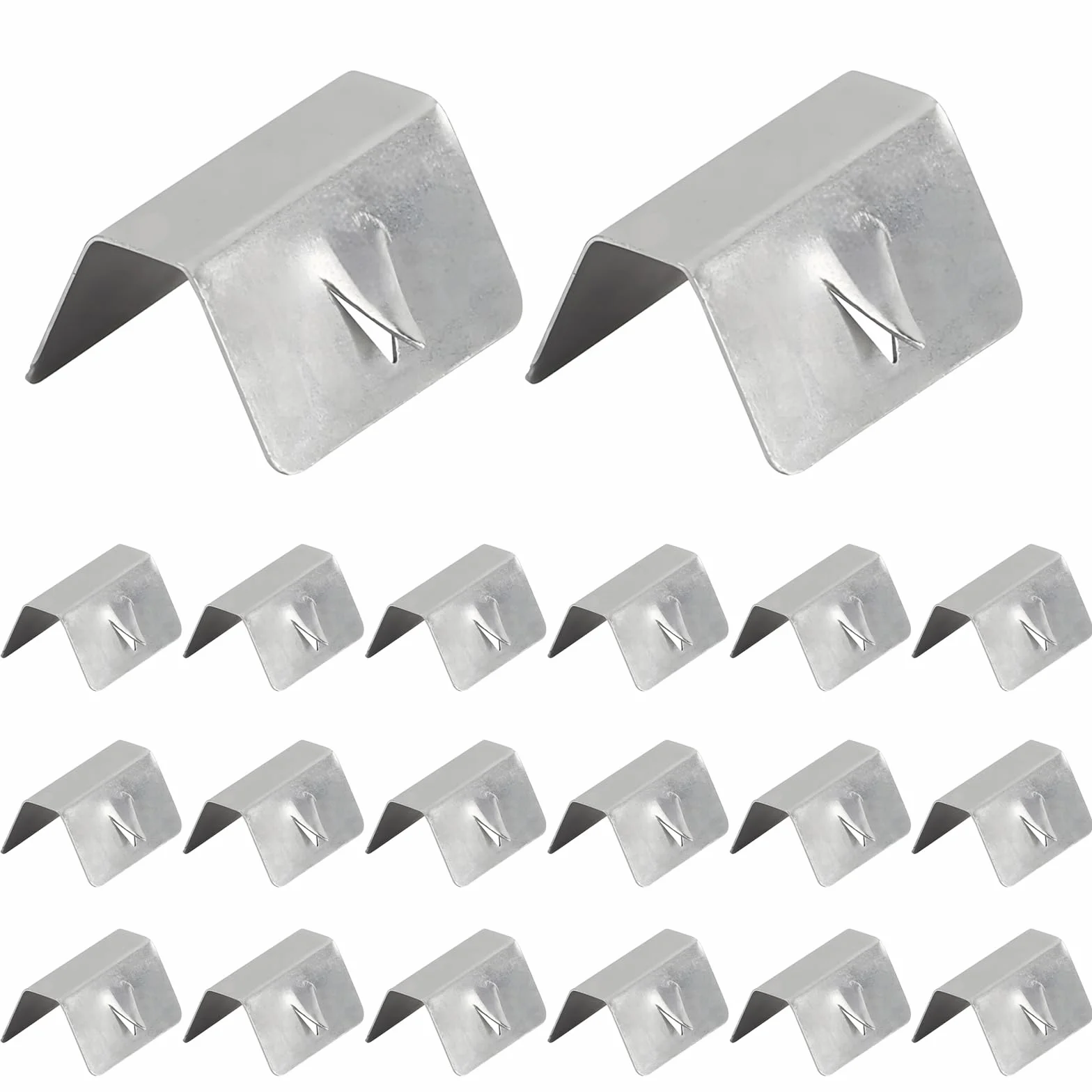 Clip per deflettori d'aria auto in acciaio inox compatibili HEKO G3
