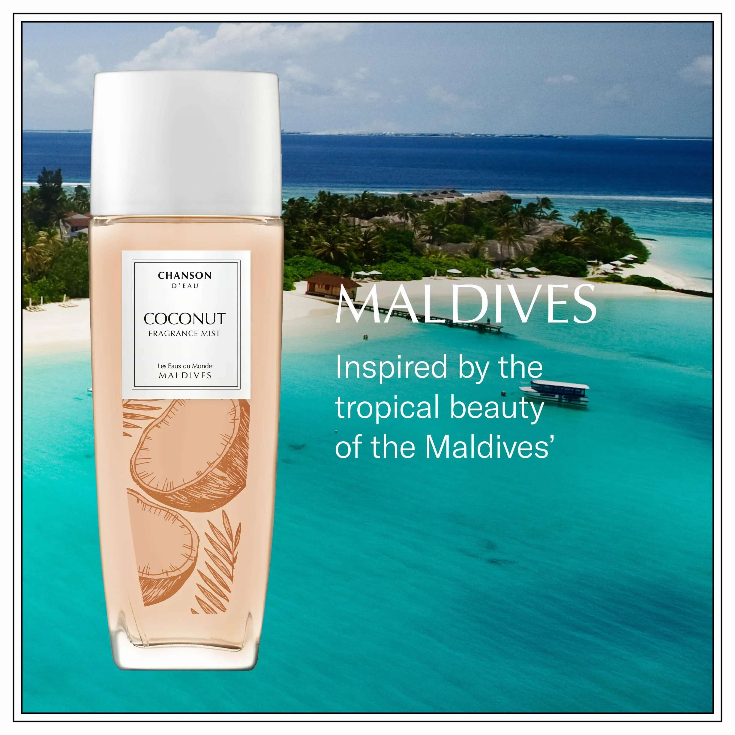 Chanson d'Eau Les Eaux du Monde Coconut Profumo Spray Corpo e Capelli Donna 75 ml