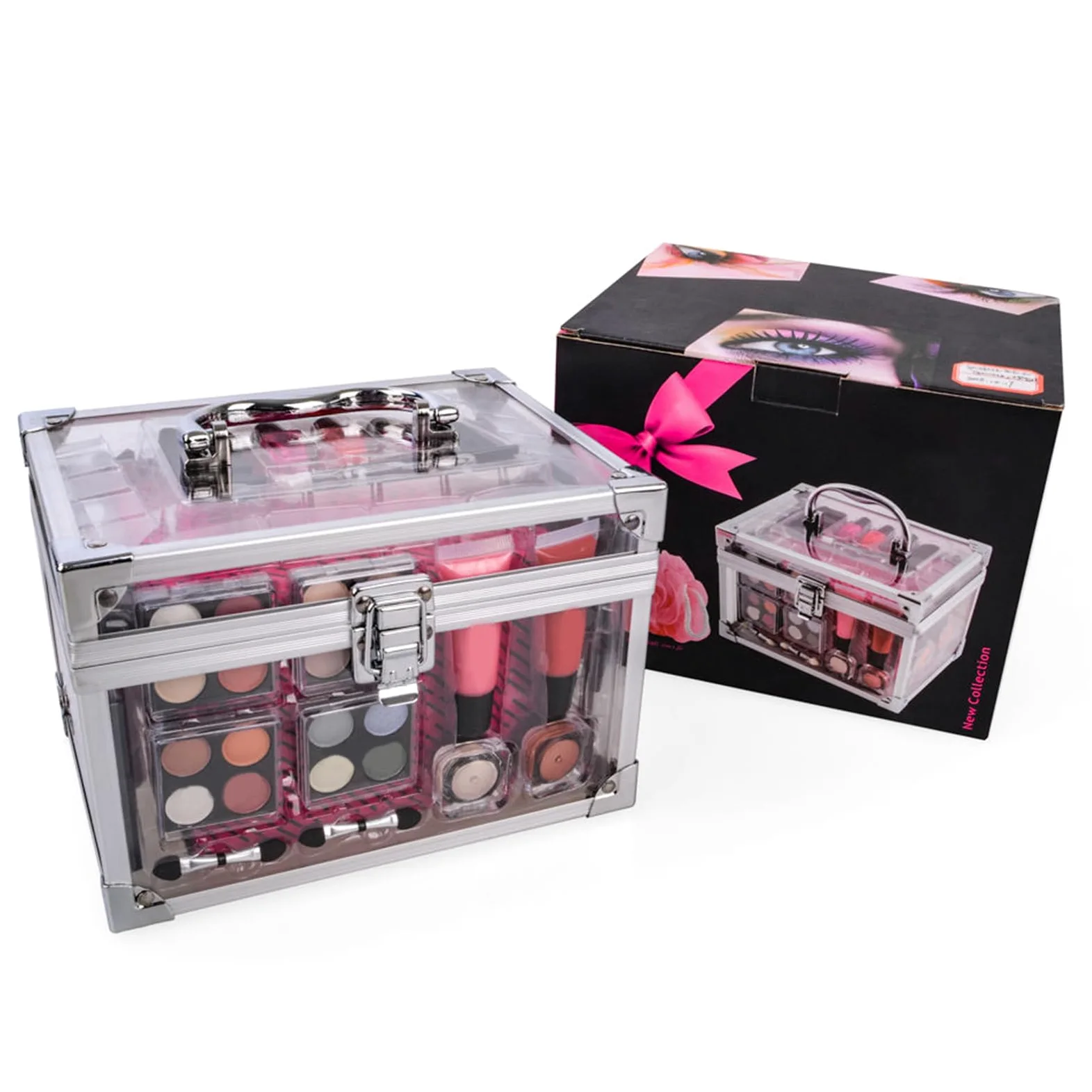Kit Di Trucco Per Donna Set Da Viaggio Compatto Con | Valigette Per Uso Quotidiano Halloween Matrimoni Teatro E Spettacoli