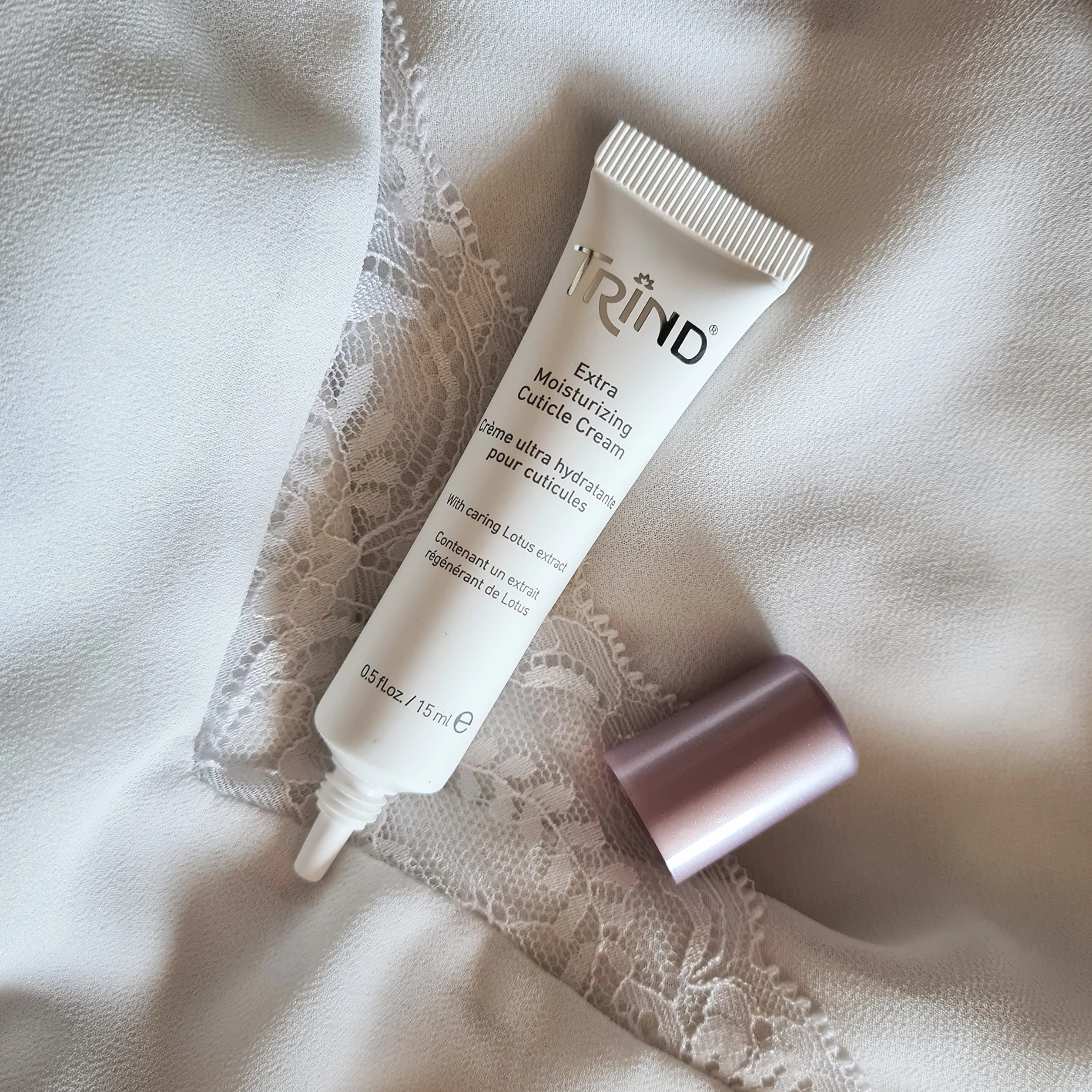 Trind Extra Moisturizing Cuticle Cream, Idrata e Nutre, Impedisce Alle Cuticole di Lacerarsi, 15 Ml