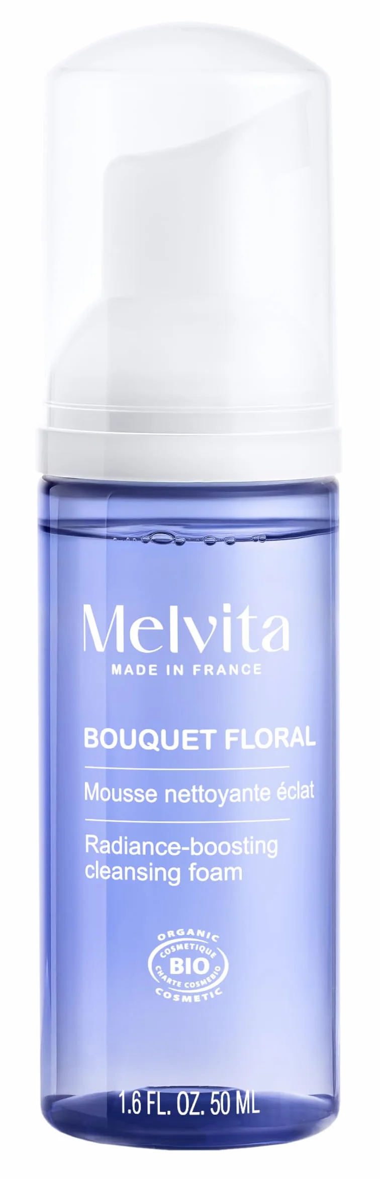 Melvita - Bouquet Floral - Mousse detergente viso delicata e leggera