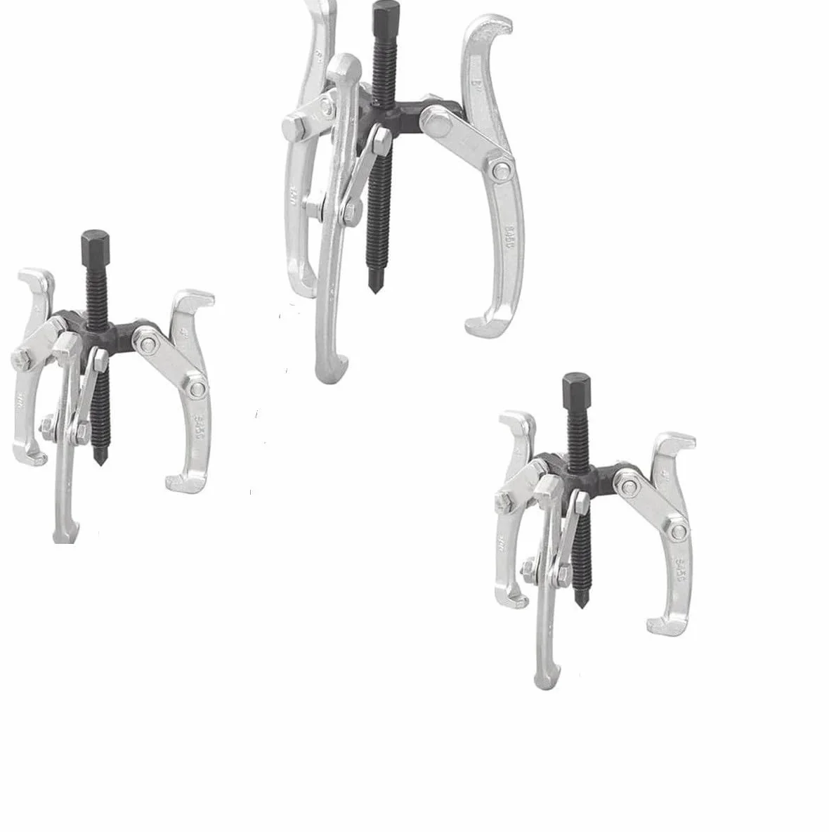 Estrattore a 3 Ganasce Reversibili 75/100/150 mm (6") Kit Rimozione Cuscinetti Pulegge Volani Dischi Freno