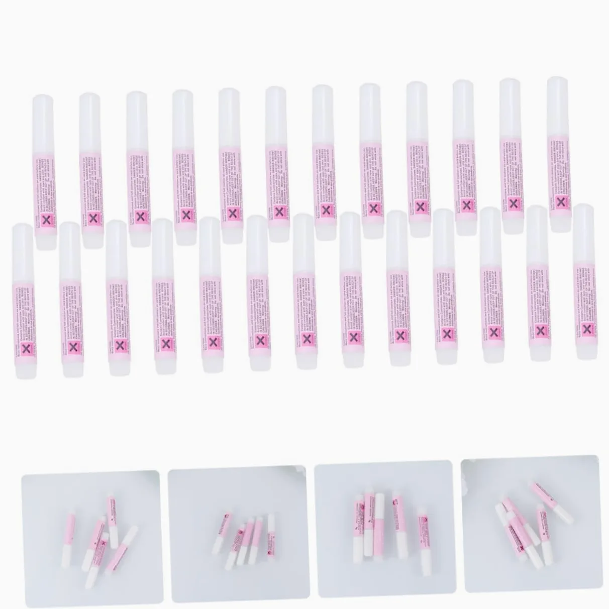 FRCOLOR 75pezzi Colla Per Unghie Acriliche Adesivo Professionale Per Manicure Art Alta Adesione e Asciugatura Rapida Per Unghie False