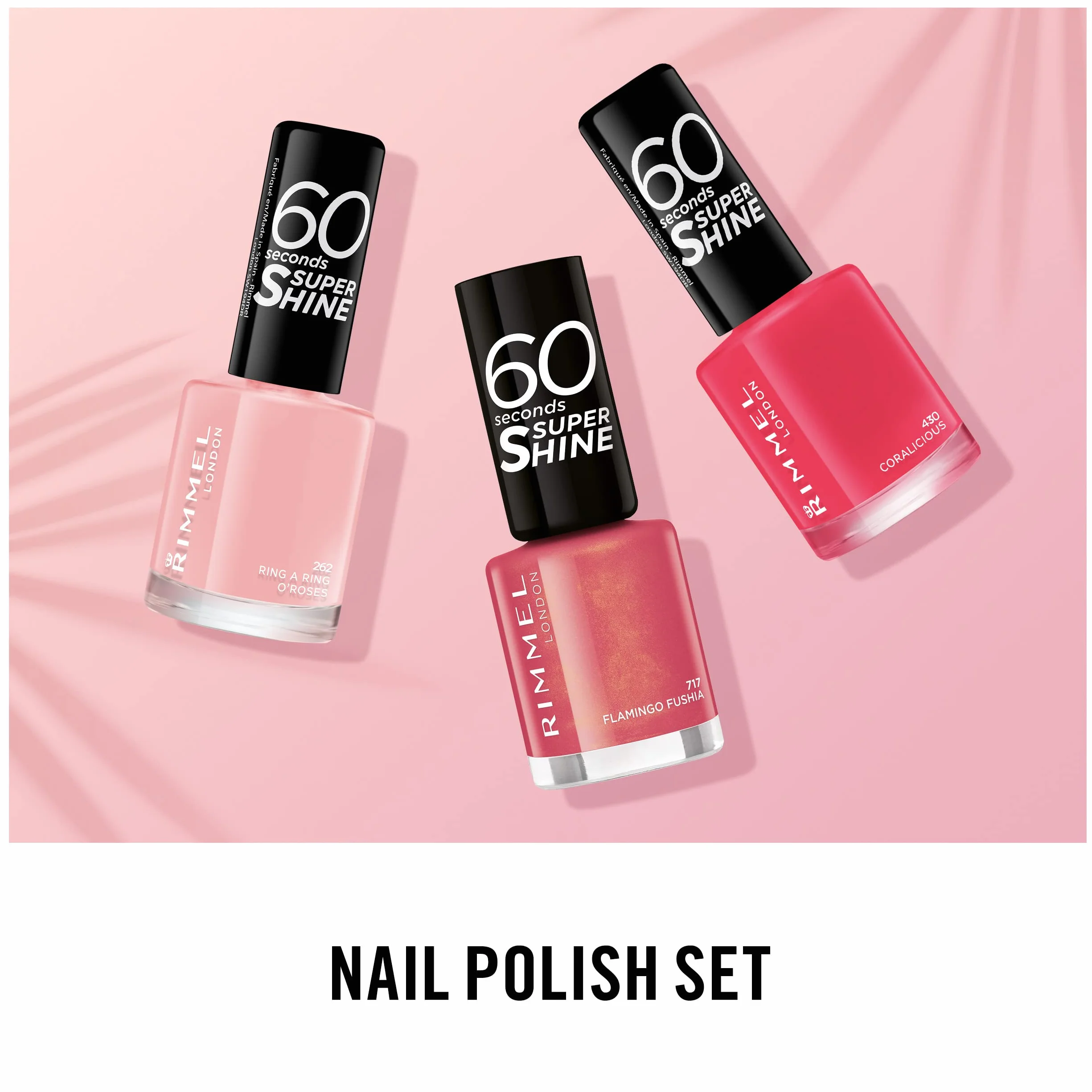 Rimmel London 60 Seconds Super Shine Smalto 8 ml 262 RINGARING Roses
