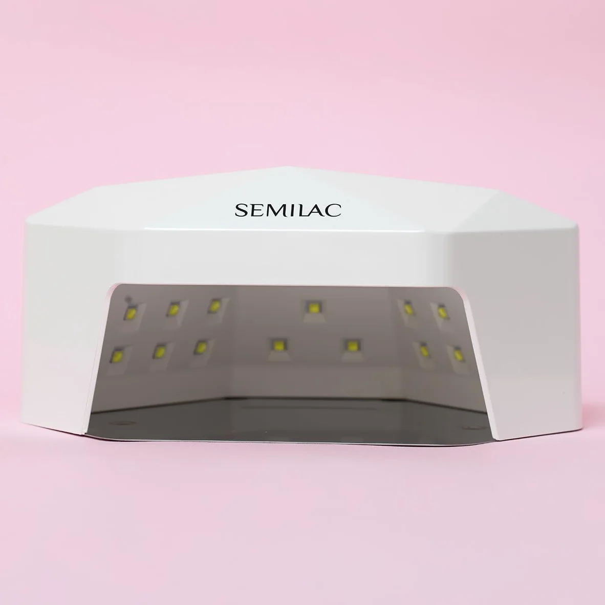 Semilac Lampada UV professionale da 54/36 W per unghie in gel, con 4 tempi di polimerizzazione, display digitale, base rimovibile per una facile manicure e pedicure, asciugatura rapida.