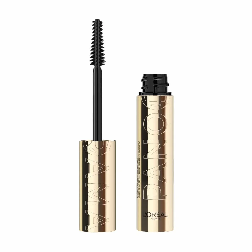 L'Oréal Paris Mascara Volumizzante Panorama by Volume Million Lashes, Nero, 5% Stretchflex Complex, Adatto a Occhi Sensibili