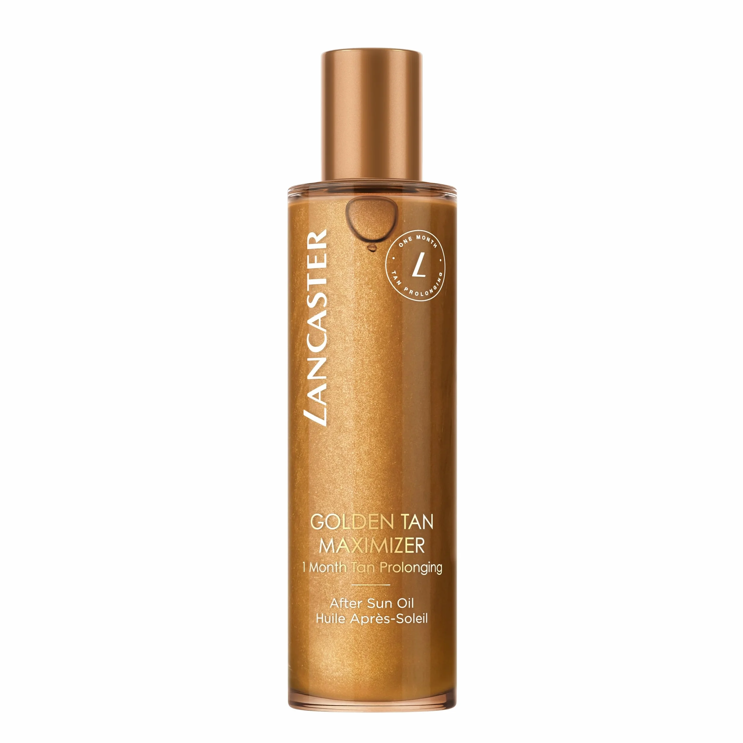 Lancaster Golden Tan Maximizer - After Sun Oil, Olio Doposole, Prolunga L'Abbronzatura fino a 1 Mese, Lenisce la Pelle, Dona un Incarnato Dorato e Luminoso, 150 ml