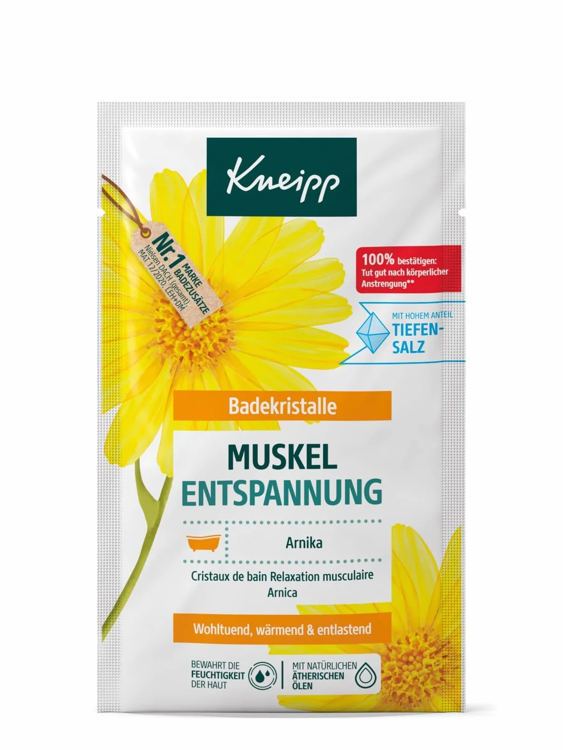 Kneipp bagno cristalli articolazioni e muscoli ben, 60g