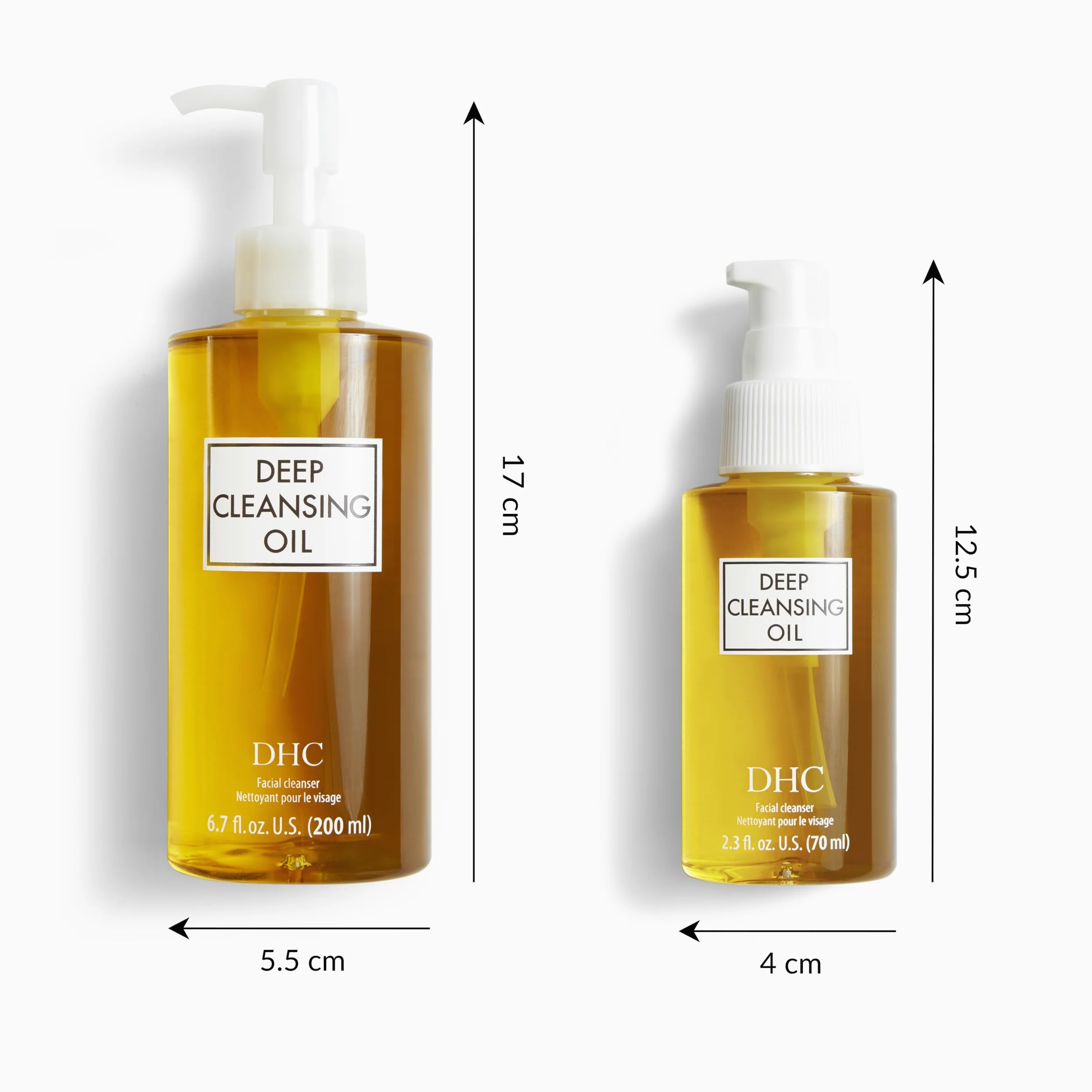 DHC Deep Cleansing Oil, 200 ml e 70 ml