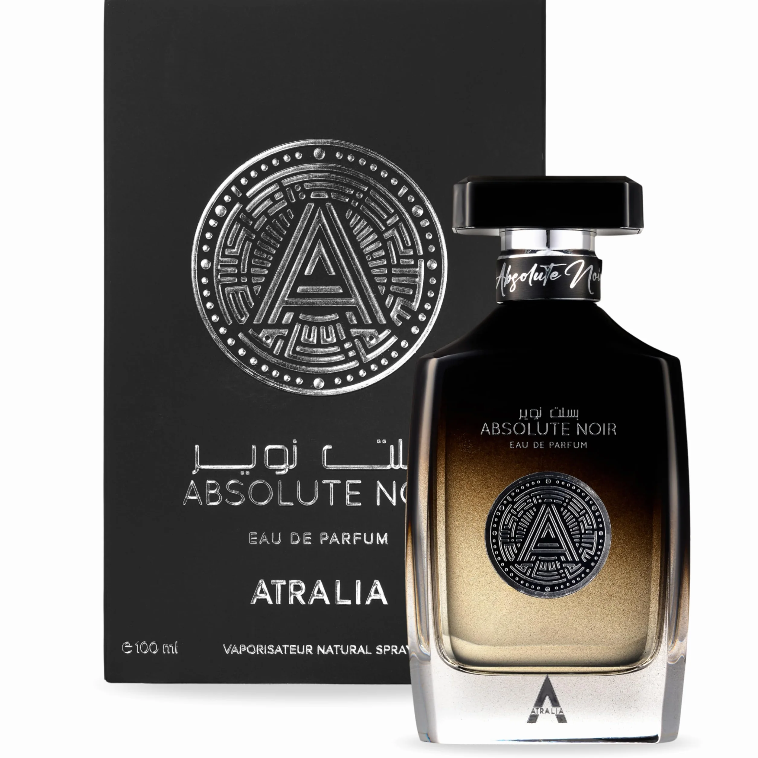 Atralia Absolute Noir Eau De Parfum Uomo 100 Ml 3.4 Oz