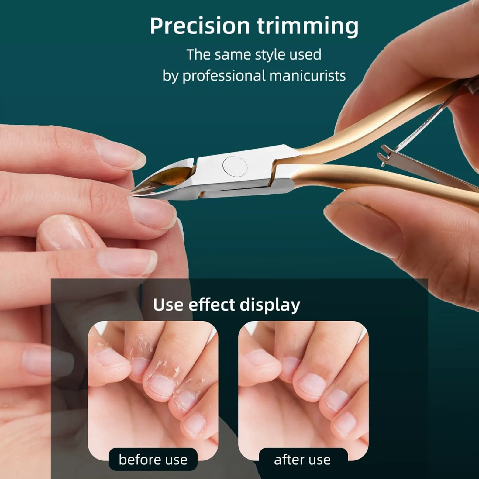 Tronchesino Cuticole Forbici for pelle morta for salone di bellezza Pinze speciali for clipper in acciaio inossidabile per Adulti