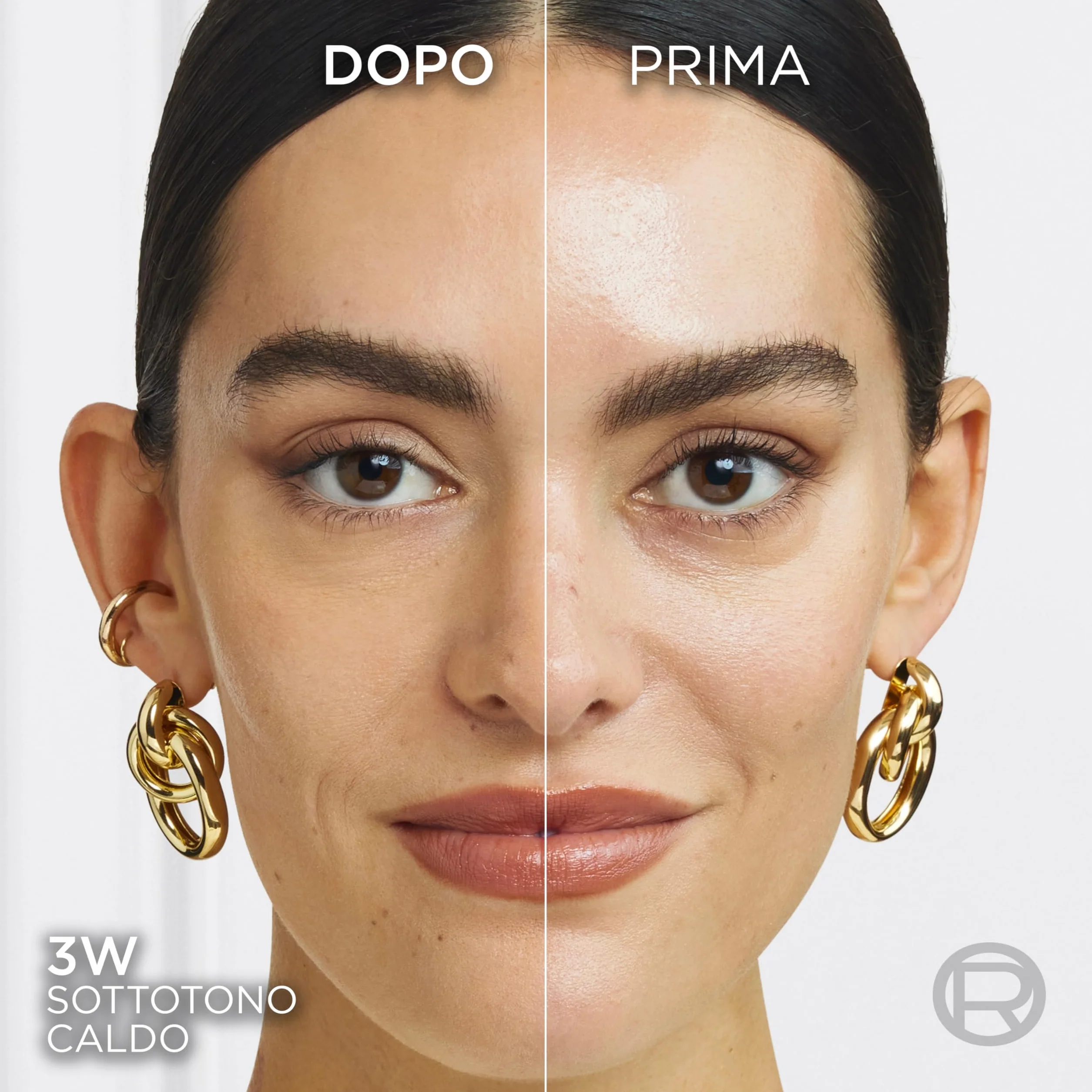 L'Oréal Paris Accord Parfait Fondotinta Liquido Tonalità 3D/W Warm Dorè Acido Ialuronico