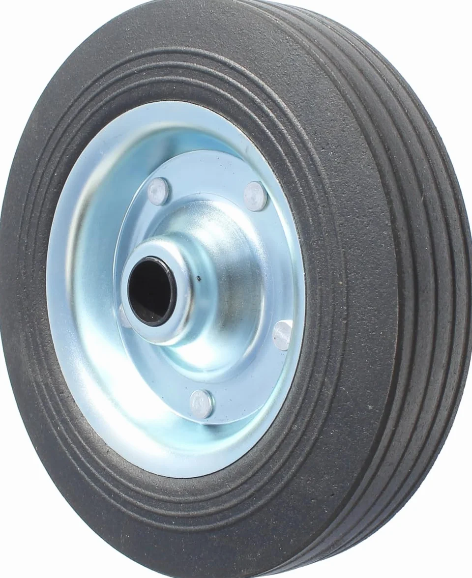 ProPlus Roulette Ruota Jockey Cerchio in Metallo con Gomma 200x50mm