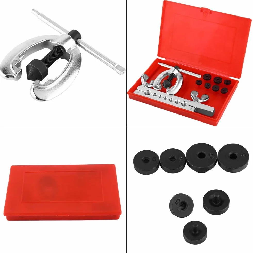 Dioche Kit svasatura tubi rame ottone alluminio parete sottile 7 dimensioni strumento svasatura freno