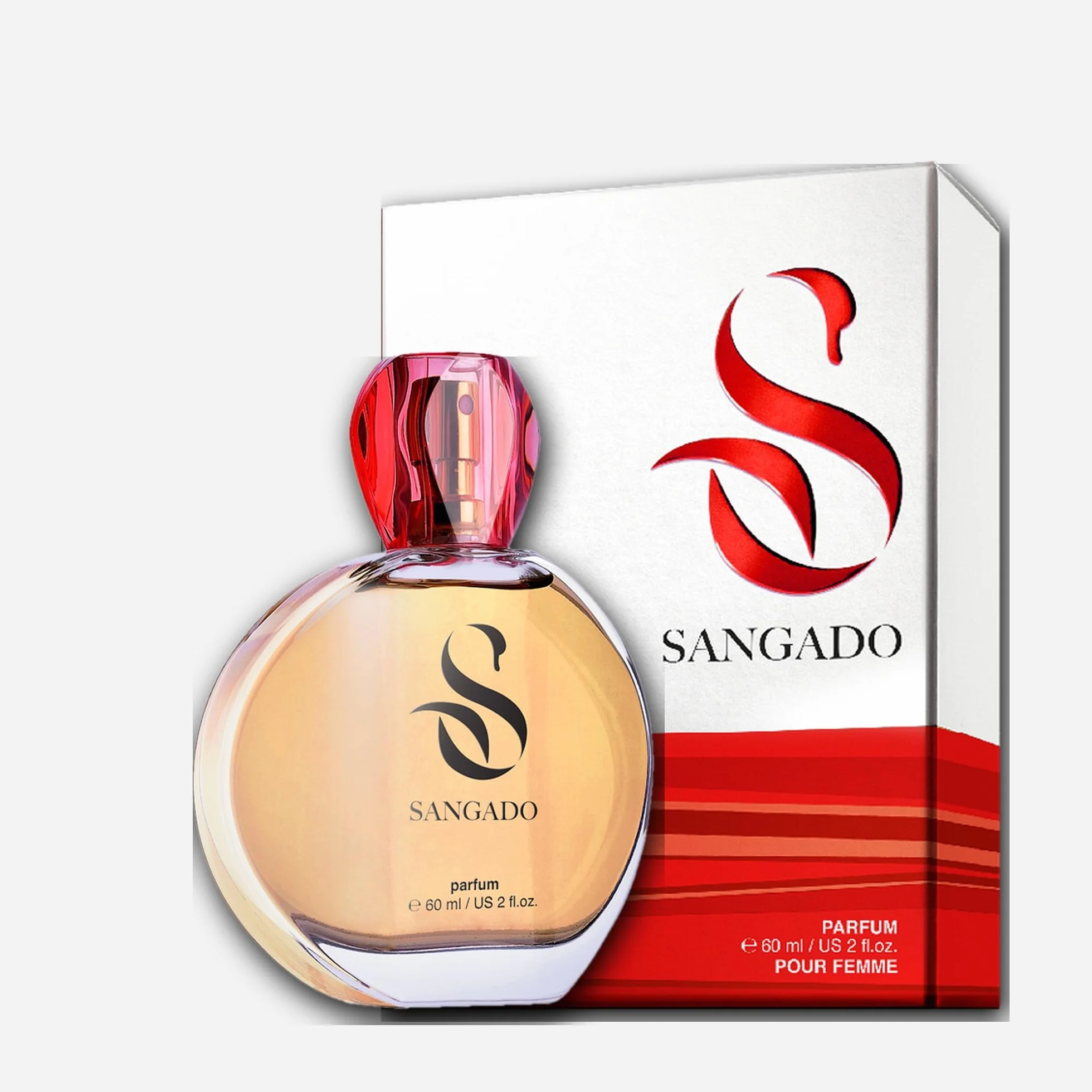 SANGADO 879 Cappuccino Alla Vaniglia Profumo Per Donne, Lunga Durata 8-10 Ore, Fragranza Lussuosa, Orientale Vanigliato, Preziose Essenze Francesi, Extra-concentrato (parfum), 60 ml