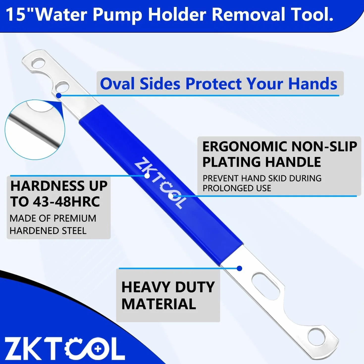 ZKTOOL 32mm e 36mm Set Chiavi Frizione Ventola Compatibile BMW Ford GM Chevrolet
