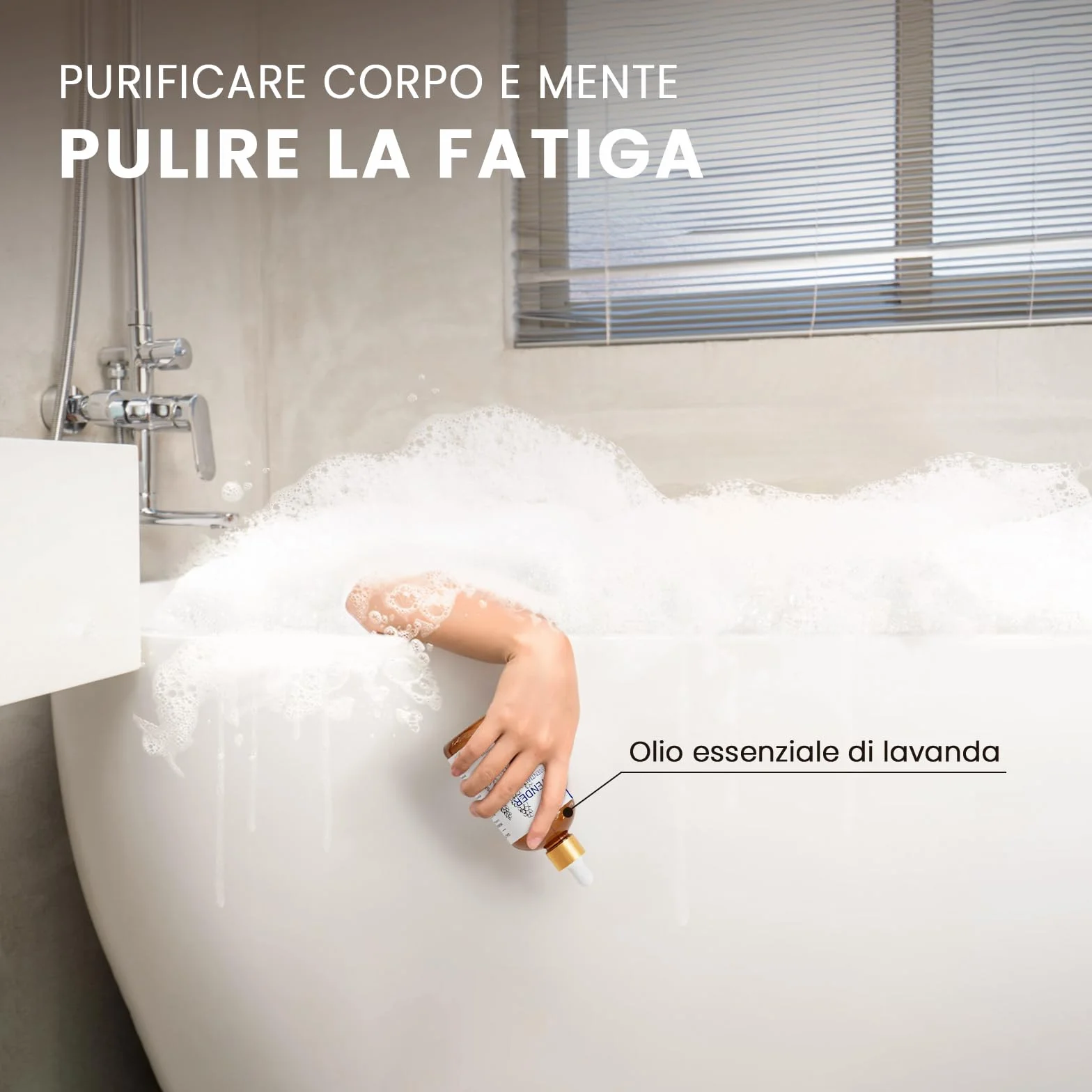 HIQILI Olio Essenziale Lavanda 100ml 100% Puro Non Diluito Grado Terapeutico per Diffusore Aromaterapico