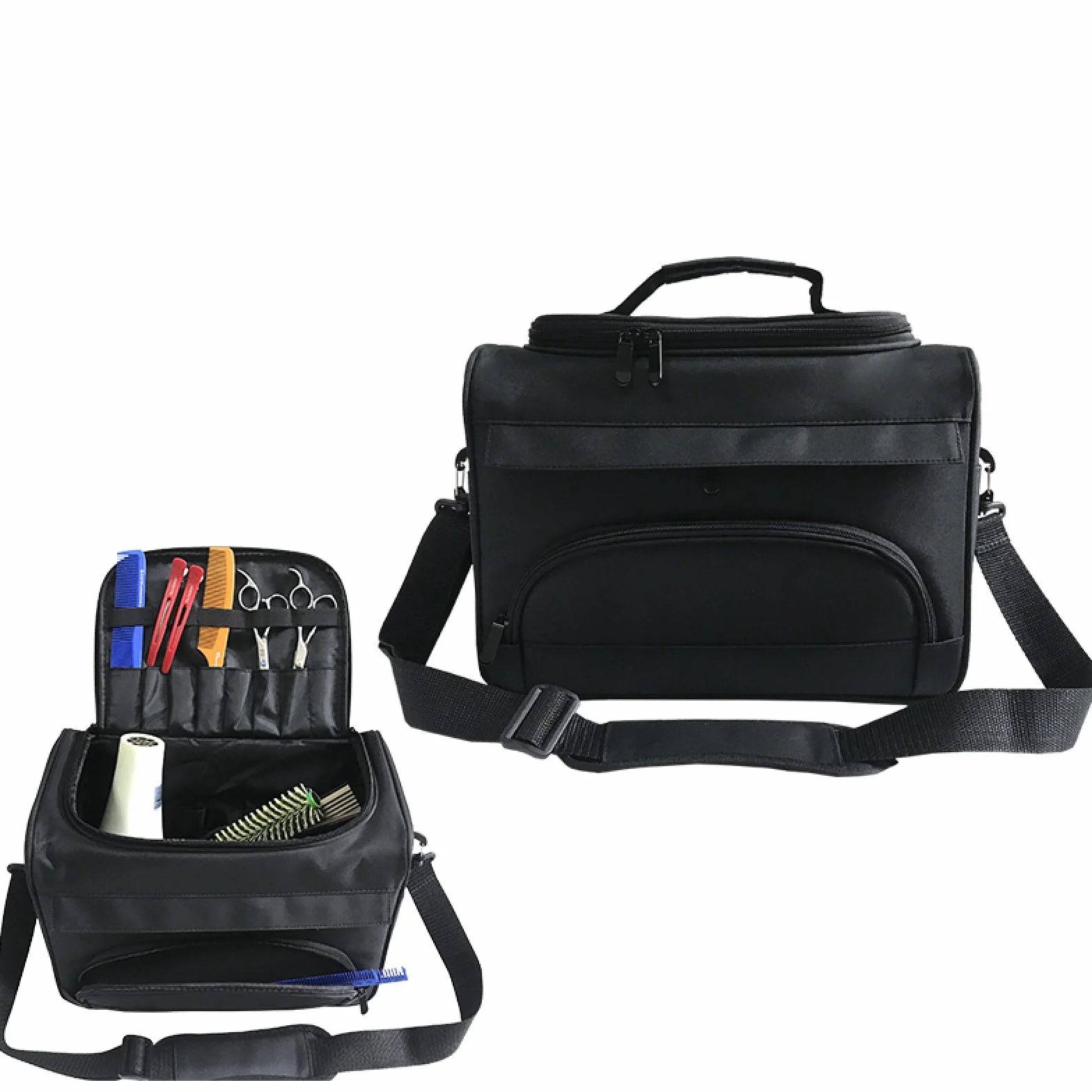 Borsa per Parrucchiere Professionale, Grande Capacità, Borsa a Tracolla per Strumenti da Parrucchiere, Borsa per Attrezzi da Parrucchiere