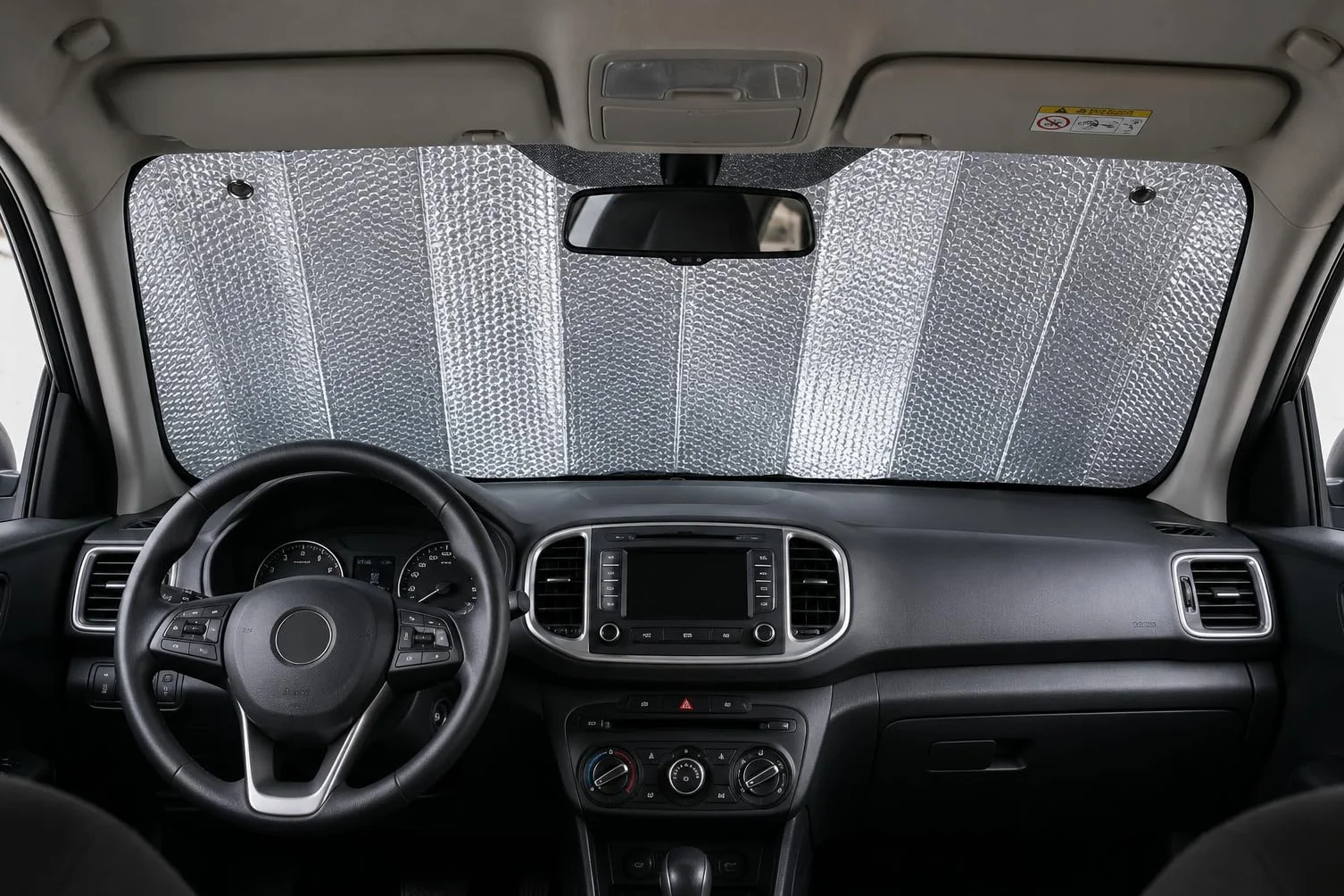 Parasole Auto Pieghevole 130x60 cm Protezione UV Schermo Riflettente Anti Calore