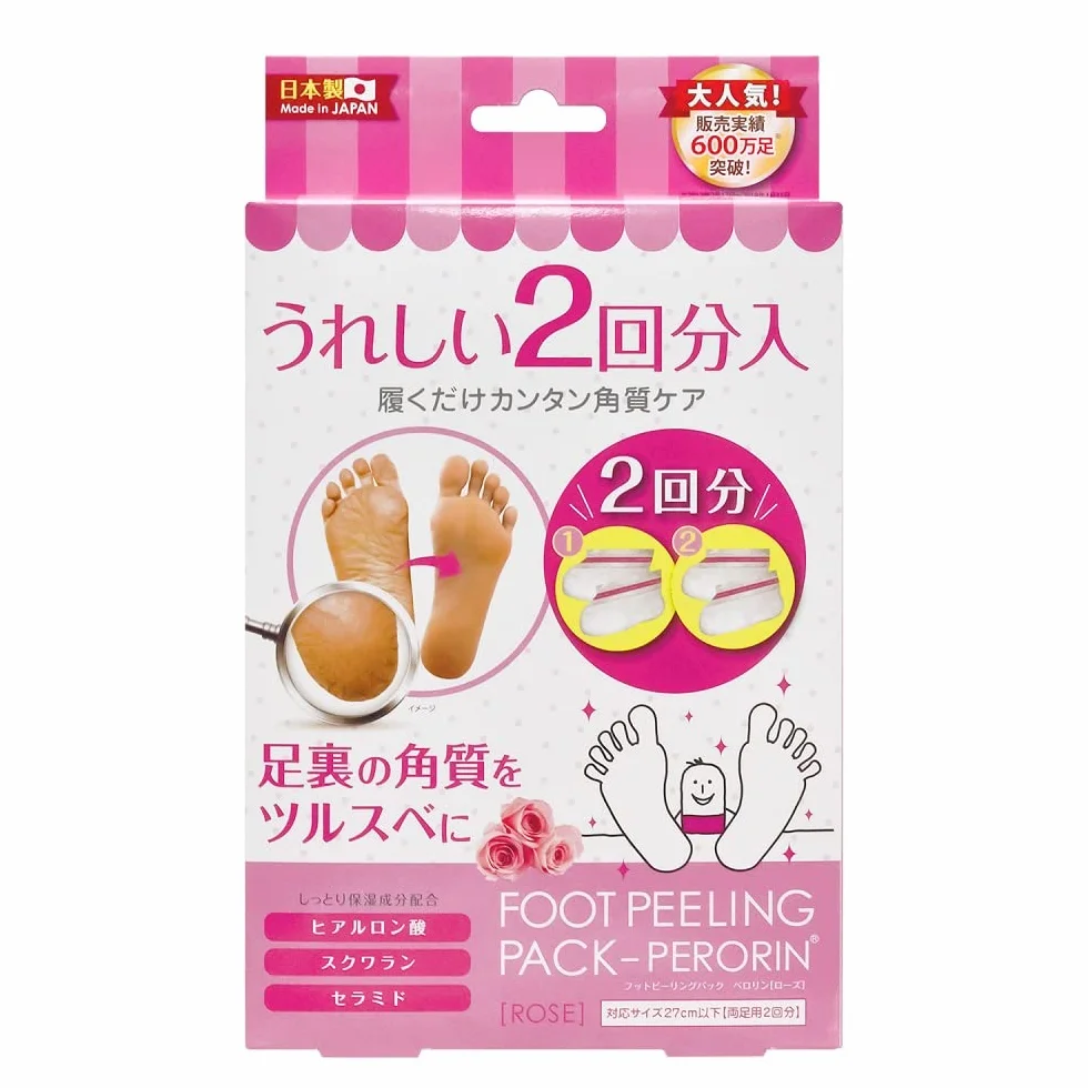 Foot peeling pack 2 pelorin rose