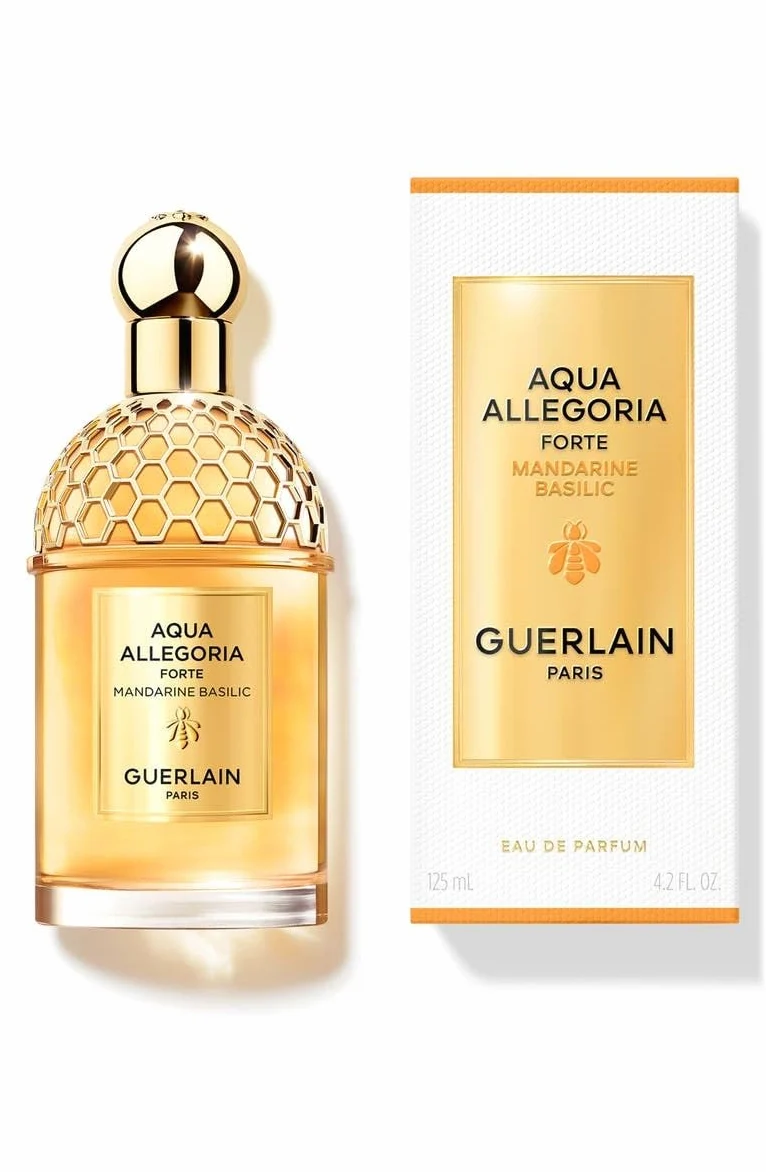 GUERLAIN Aqua Allegoria Mandarine Basilic EDP spray 125 Ml per chi cerca una fragranza distintiva, per un profumo elegante e duraturo, 125 ml
