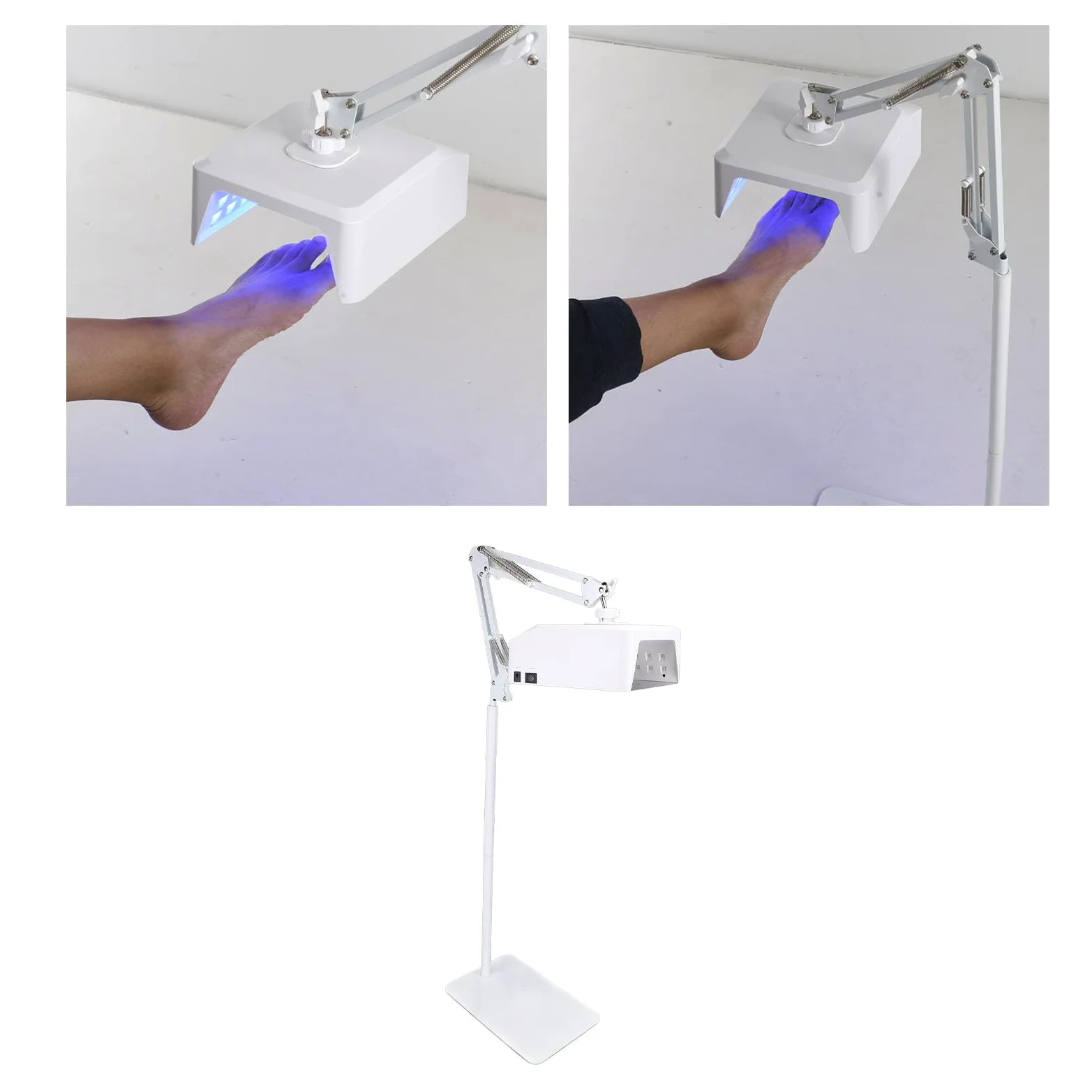 Bewinner Lampada UV per Unghie - Asciugatura Rapida, Luce UV a Polimerizzazione Rapida da 48 W per Unghie in Gel, Lampada UV Professionale per Unghie con Timer, Lampada UV LED per (Spina