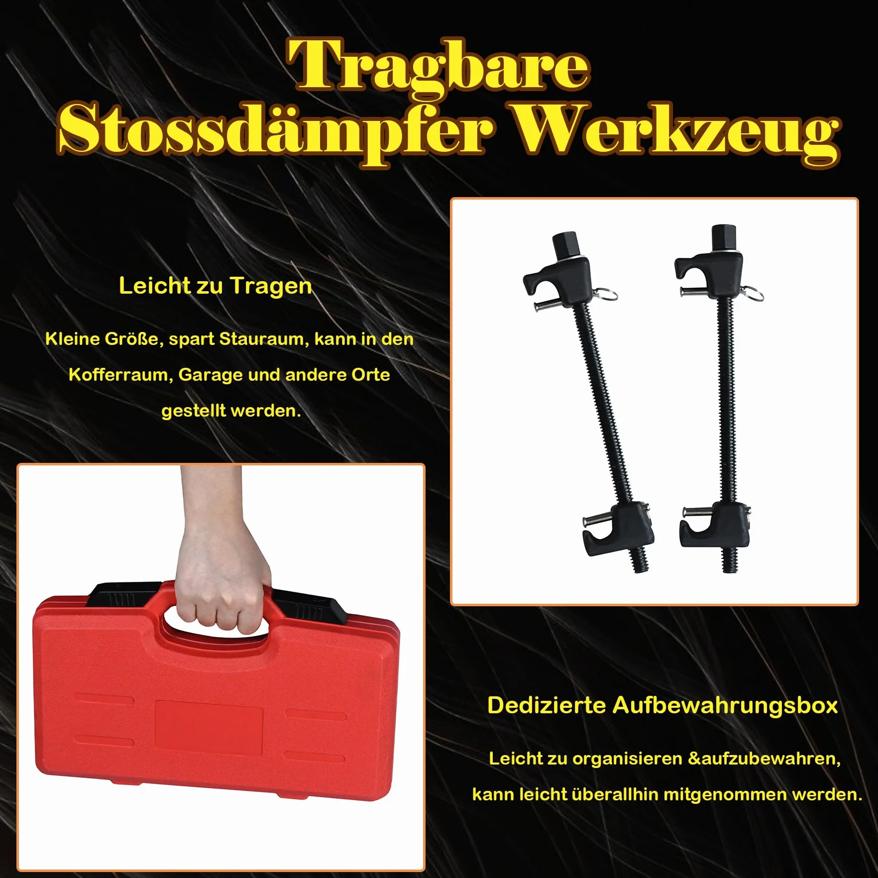 Set di 2 tenditori a molla per auto 310 mm universale compressori ammortizzatori