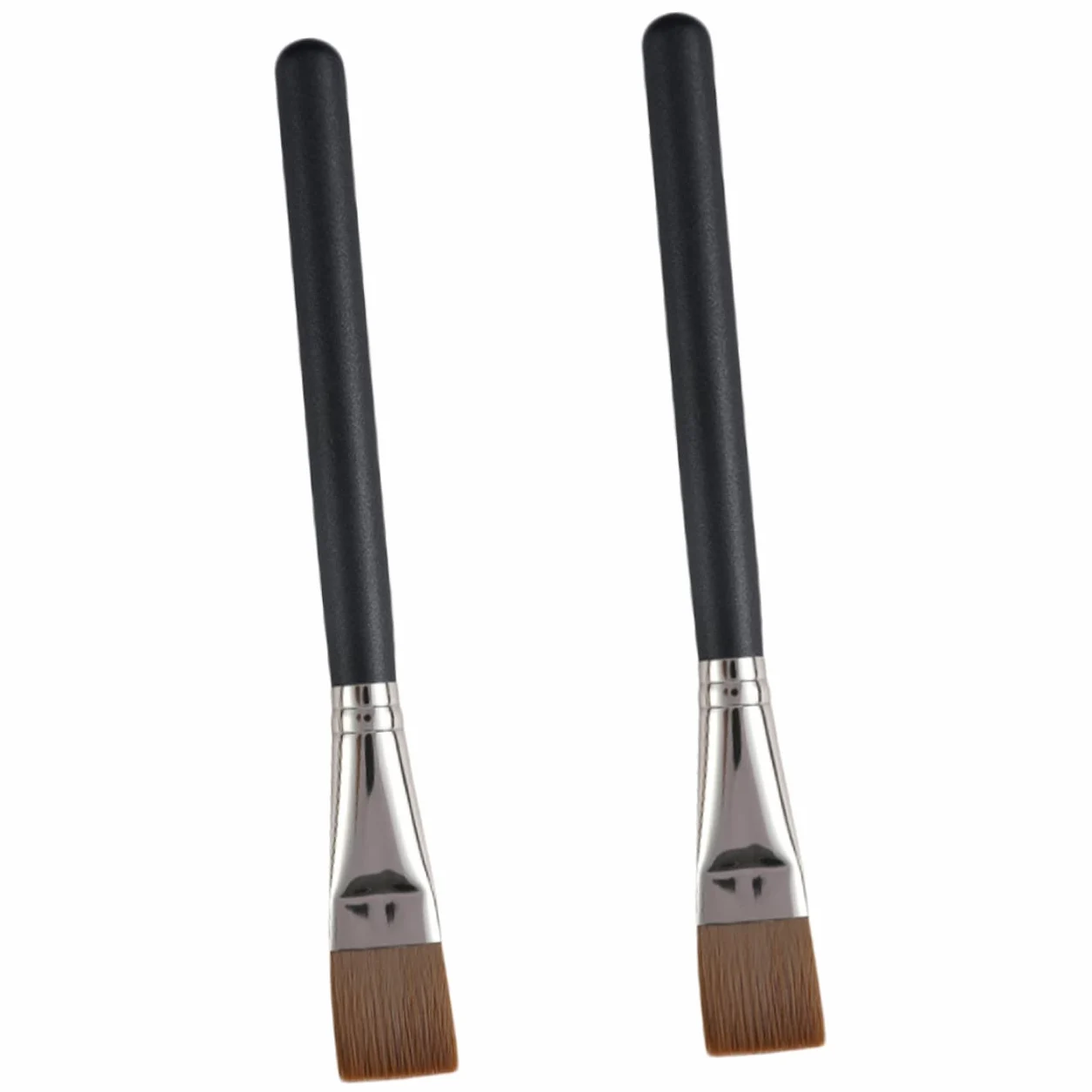 MAGICLULU 5 Set Di Pennelli Per Maschera Viso in Fibra Artificiale Di Legno Impugnatura Comoda Per Applicatore Per Maschera Di Argilla Strumenti Per Il Trucco Duraturi 2 Pezzi * 5