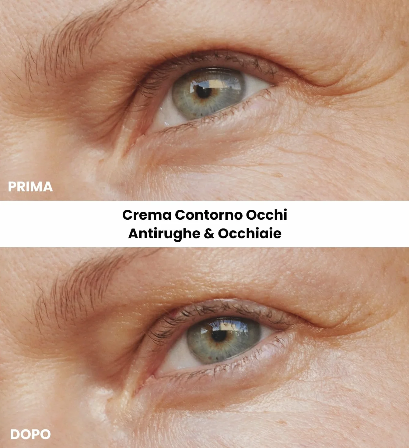 Kleem Crema Contorno Occhi Antirughe Dermatologicamente Testata - Formula Vegana a Tripla Azione Anti Age, Anti Borse, Anti Occhiaie con Peptidi e Caffeina – Donna e Uomo - 15ml