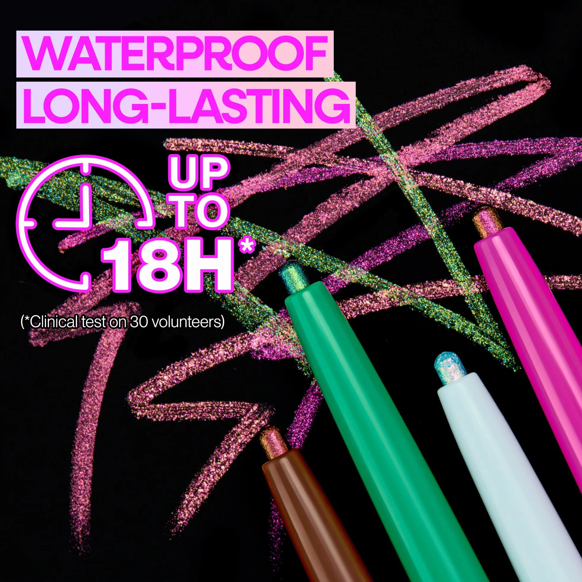 Wet n Wild Chameleon Chrome Eyeliner Impermeabile Retraibile Electric Prism 18h