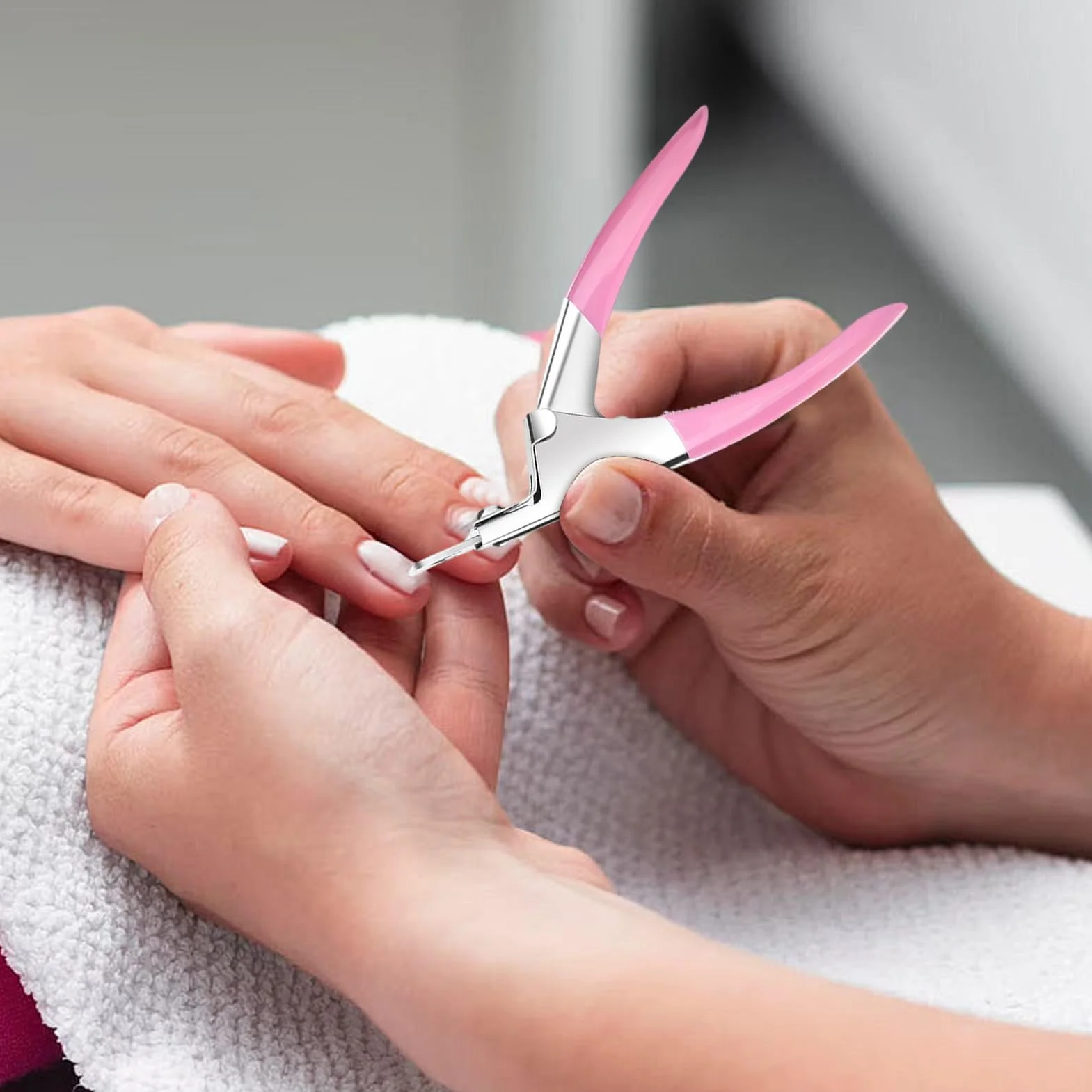 TIPO U Trimmer Cutter Caglio in Acciaio Inox per Unghie Strumento Manicure