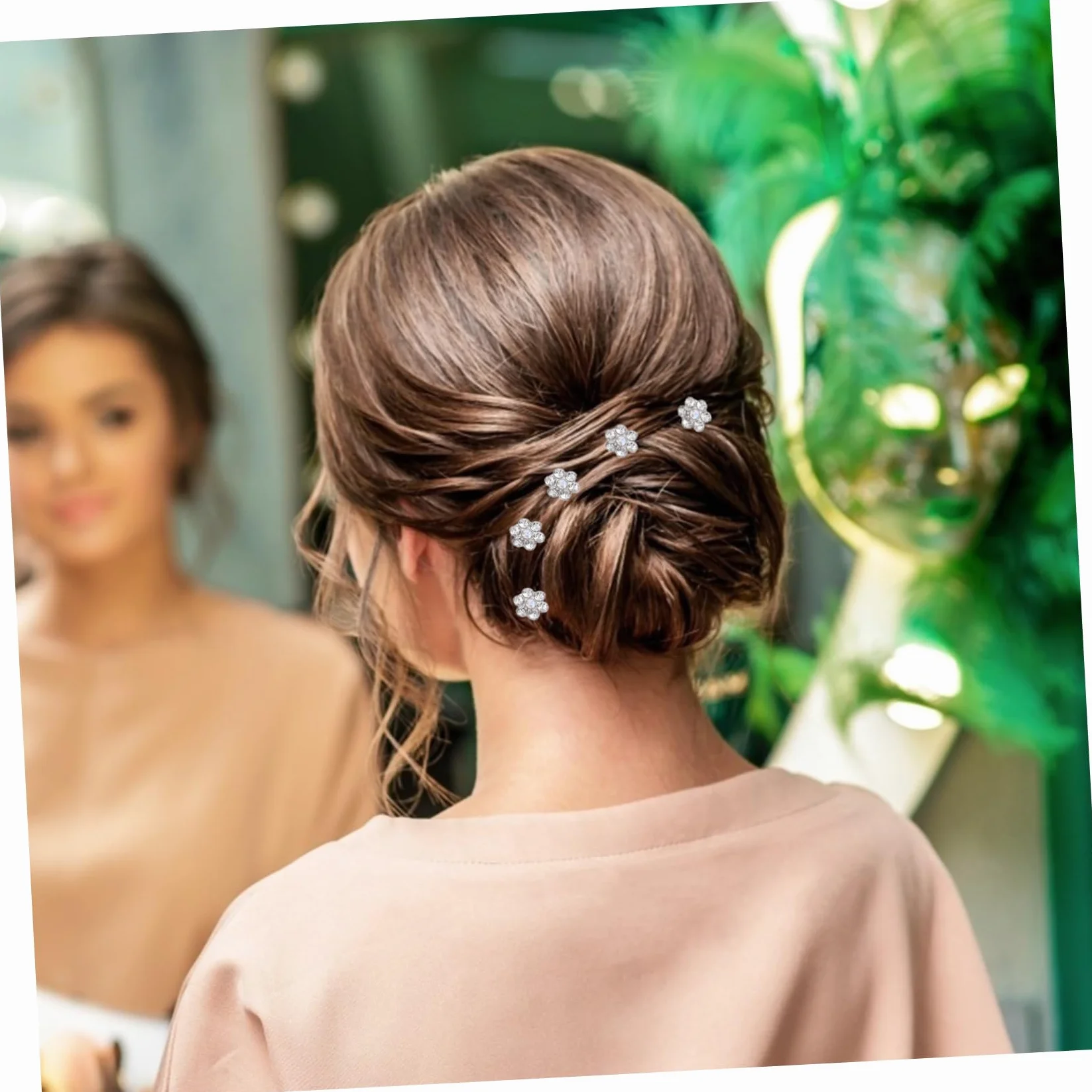 VICASKY 420 Pezzi Fermagli Spirale con e Clip Eleganti per Sposa e Damigelle Accessori Matrimonio Raffinati per Acconciature Raffinate