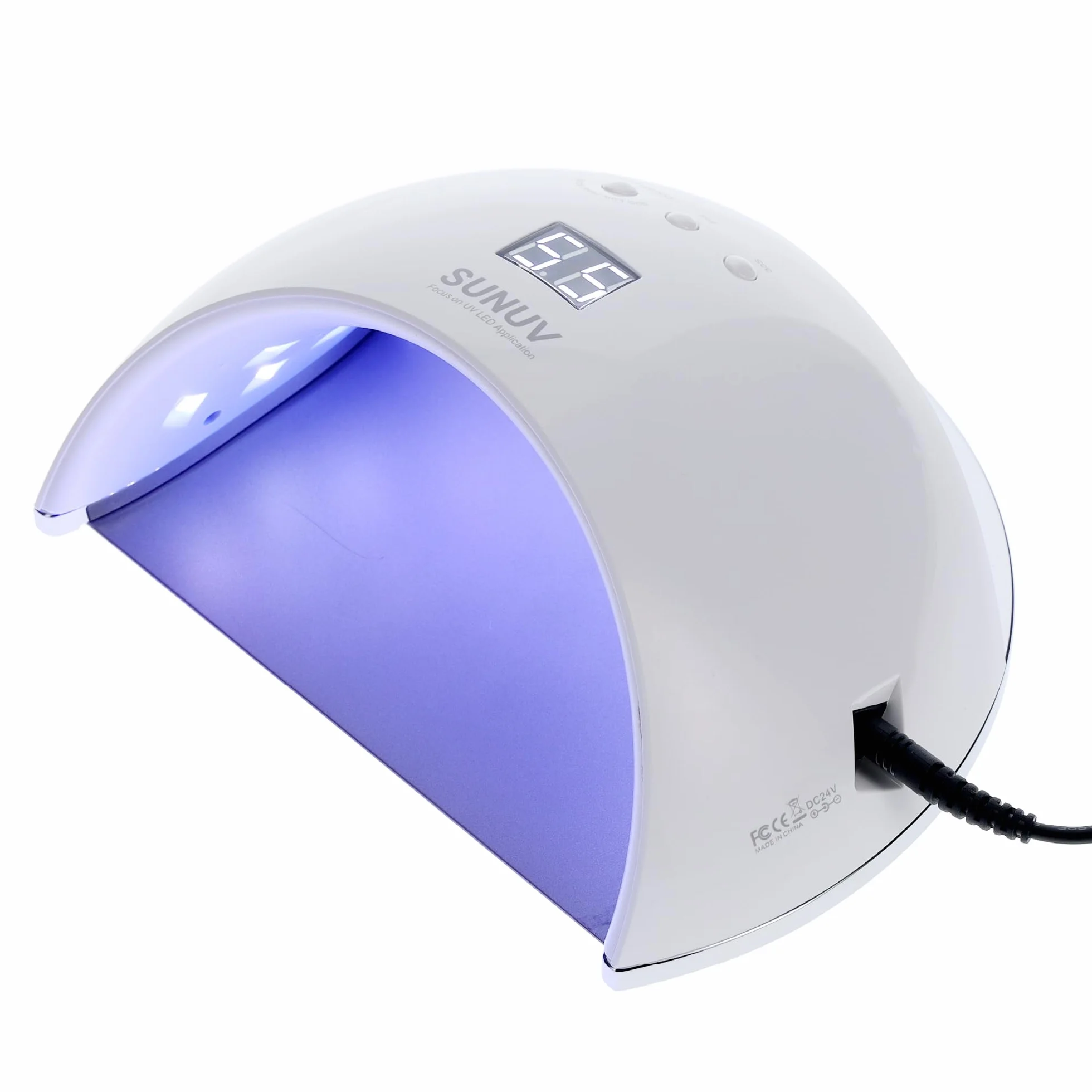 SUNUV Lampada UV LED Unghie Professionale, Asciuga Unghie e Lampade UV Fornetto Unghie Semipermanente per Gel SUN6