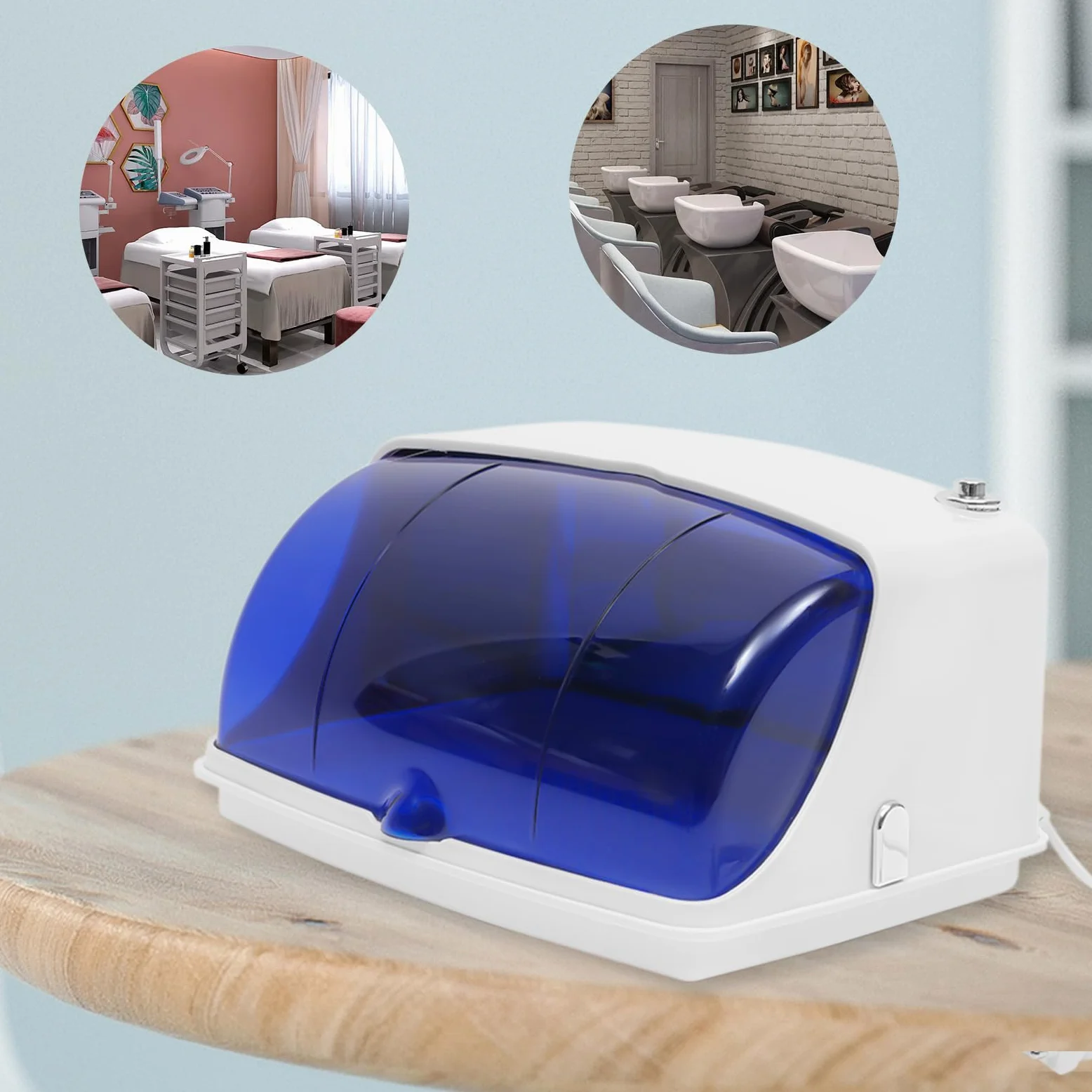 Sterilizzatore disinfettante UV, 200 W, sterilizzatore UV cosmetico, cura dei piedi, tatuaggio manicure scatola di disinfezione 45-65 ℃, ideale per salone di bellezza, sauna, spa