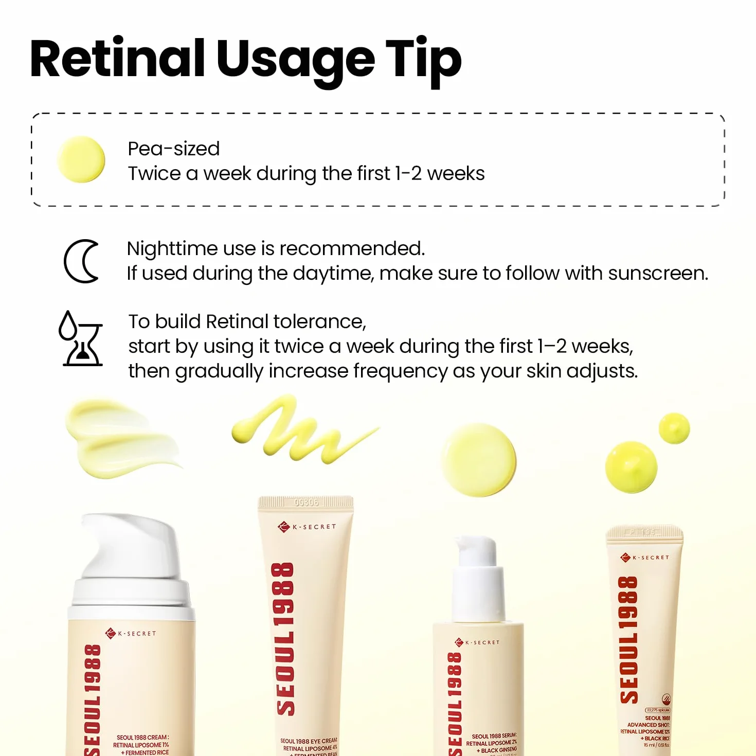 K-SECRET KSECRET Seoul 1988 Crema contorno occhi, liposoma retinico 4%, fagiolo fermentato