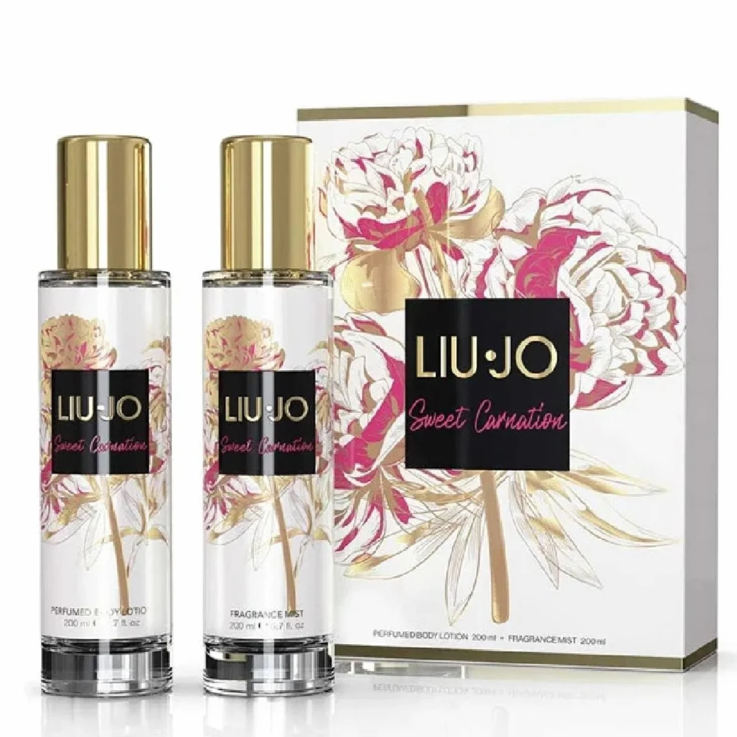 Liu Jo Set SWEET CARNATION Acqua Corpo Profumata 200ml e Latte Corpo Profumato 200ml