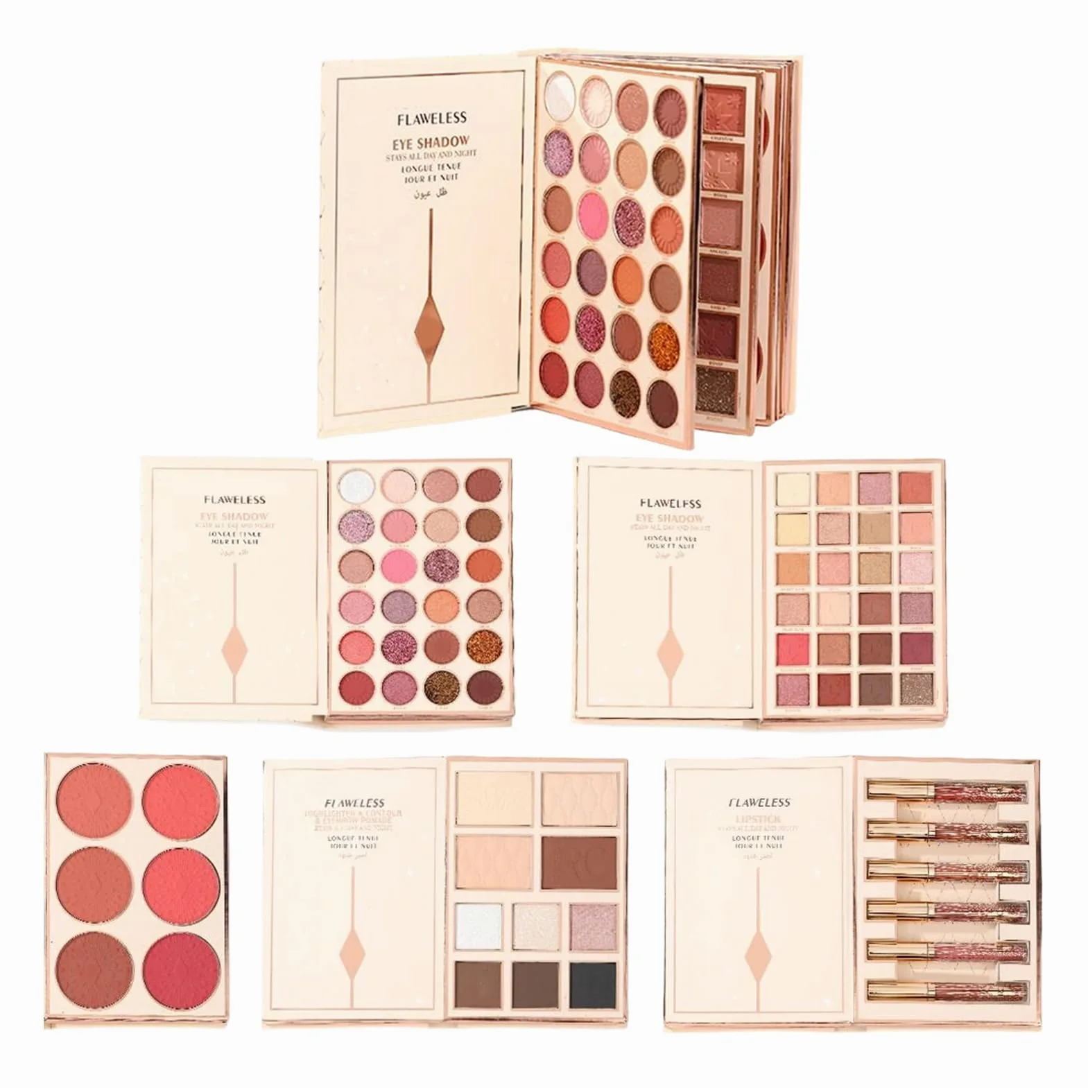 Palette Di Ombretti Per Gli Occhi 48 Colori Opaco Brillante Illuminante | Palette Ombretti Forma Libro Ideale Per Donne E Ragazze Per Halloween Uso Quotidiano Feste E Viaggio