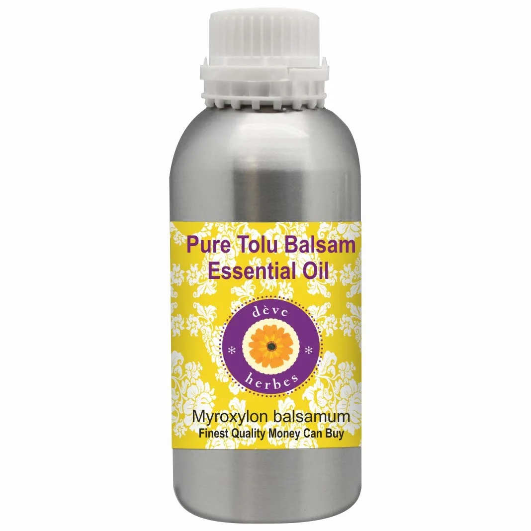 Deve Herbes Pure Tolu Balsamo Olio essenziale (Myroxylon balsamum) distillata 100% terapeutico Grado naturale di vapore 1250ml (42.2oz)