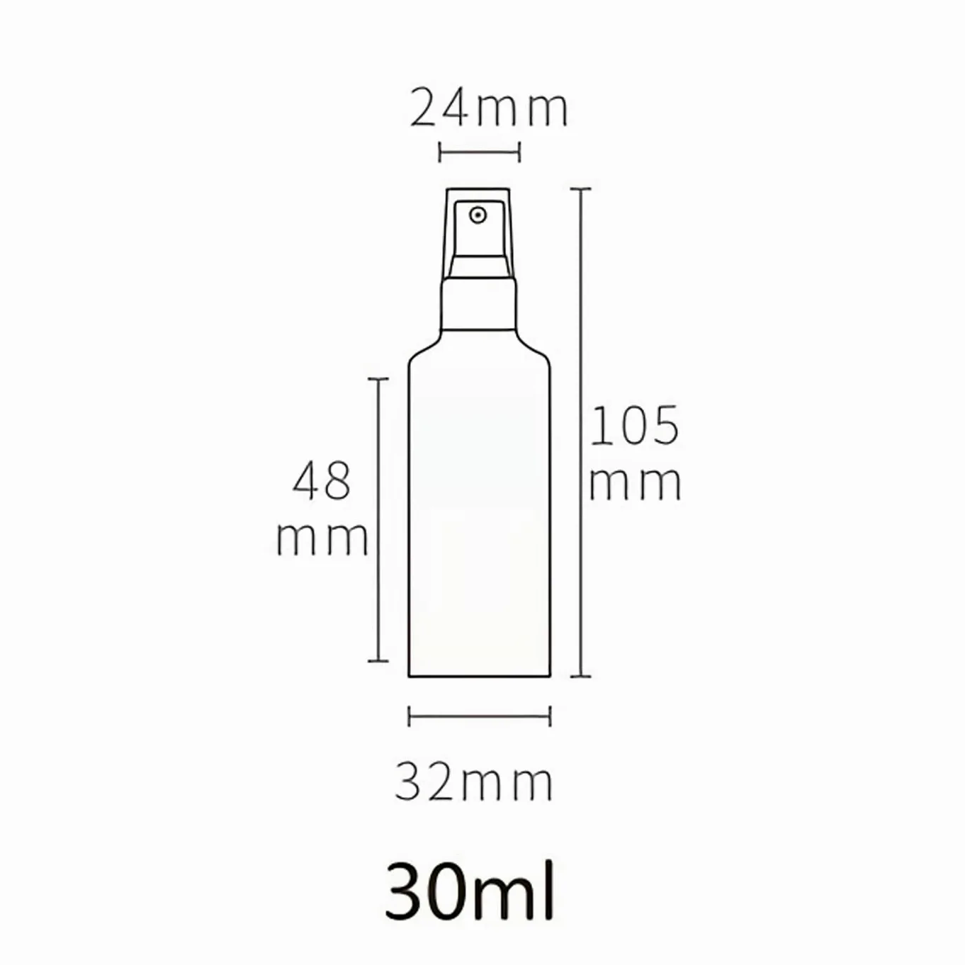 24 Pezzi 30 ml Bottiglie Spray Argento Vuote in Alluminio con Pompa Argento/Bianco Fine Nebbia Flacone Spray per Cosmetica Acqua Profumo da Viaggio Riempibile, Imbuto