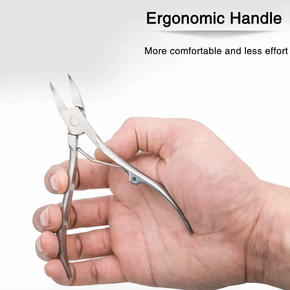 Tronchesino Unghie Piedi Professionale, Tronchesi per Cuticole，Tronchese Unghie Acciaio Inox in Acciaio Inox,per Unghie Spesse, con Funghi, Incarnite