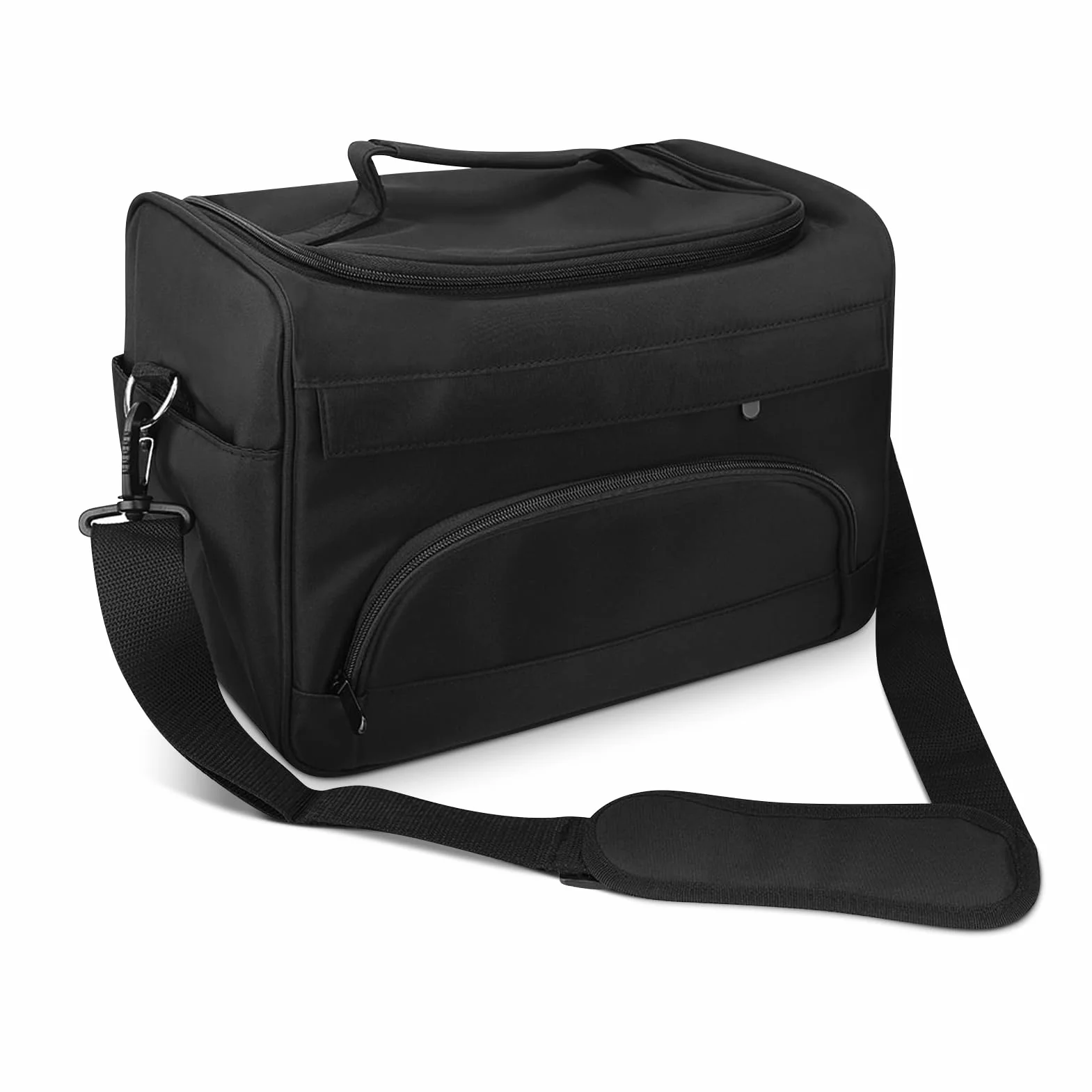 Borsa Trasporto Parrucchiere con Tracolla Regolabile Grande Borsa Organizzata Multi Strato per Attrezzatura Capelli Portatile Viaggio