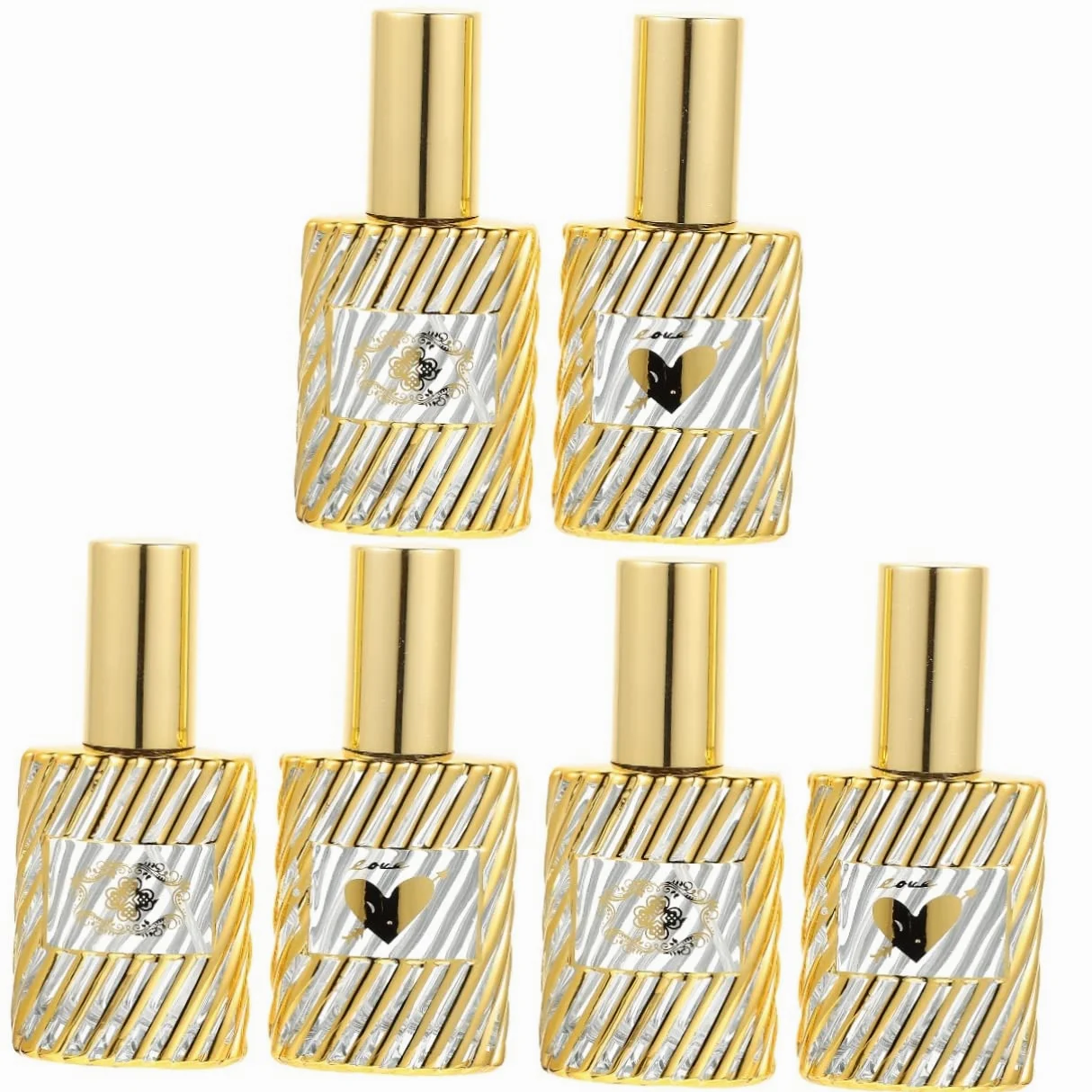FRCOLOR 3 Set Di Contenitori Per Profumi Da Viaggio Riutilizzabili Contenitori Per Bottiglie Da Viaggio Comprimibili Mini Dispenser Di Profumo Per Campeggio 2 Pezzi * 3